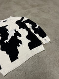 Kleidermafia Distressed Knitsweater Weiß L