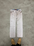 John Wayne Jeans (Straight Slim Fit, Weiß, Size W30 L34, Guter Zustand)