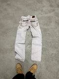 John Wayne Jeans (Straight Slim Fit, Weiß, Size W30 L34, Guter Zustand)