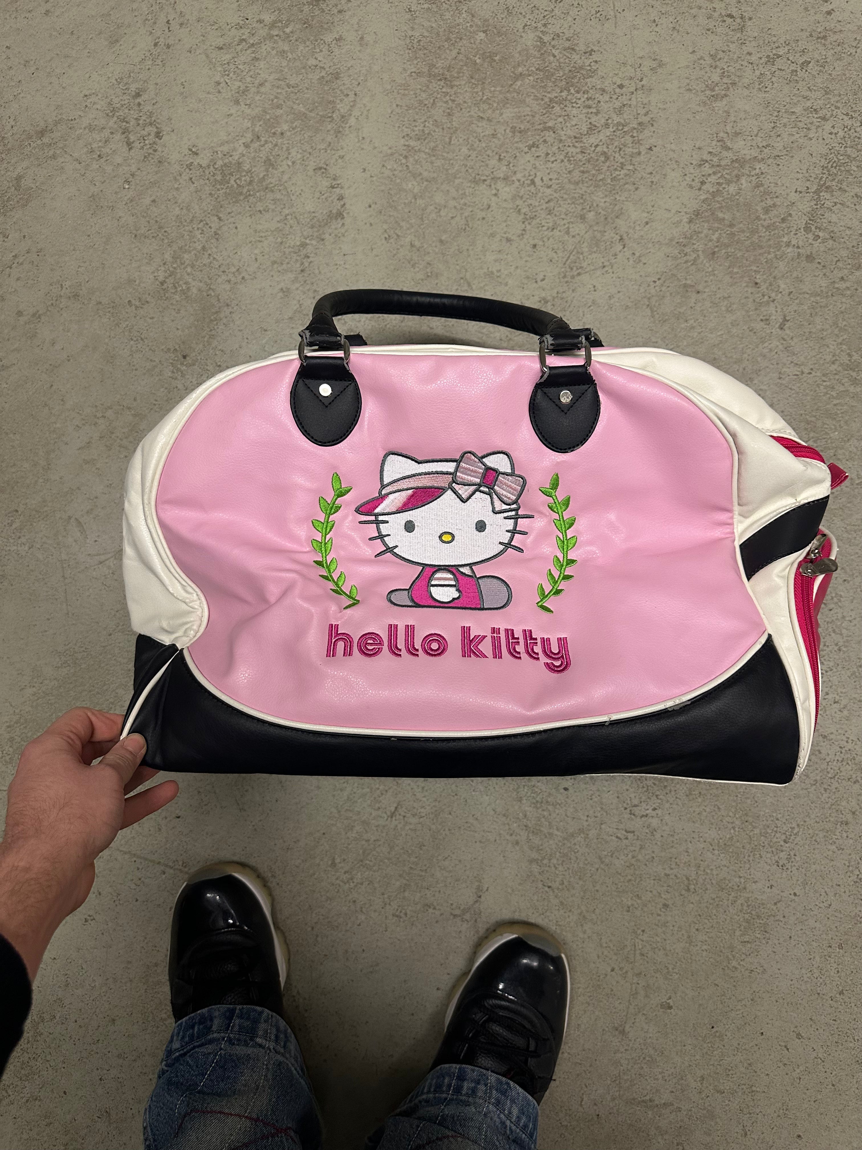 Hello Kitty Vintage Tasche (Pink/Weiß, Guter Zustand)