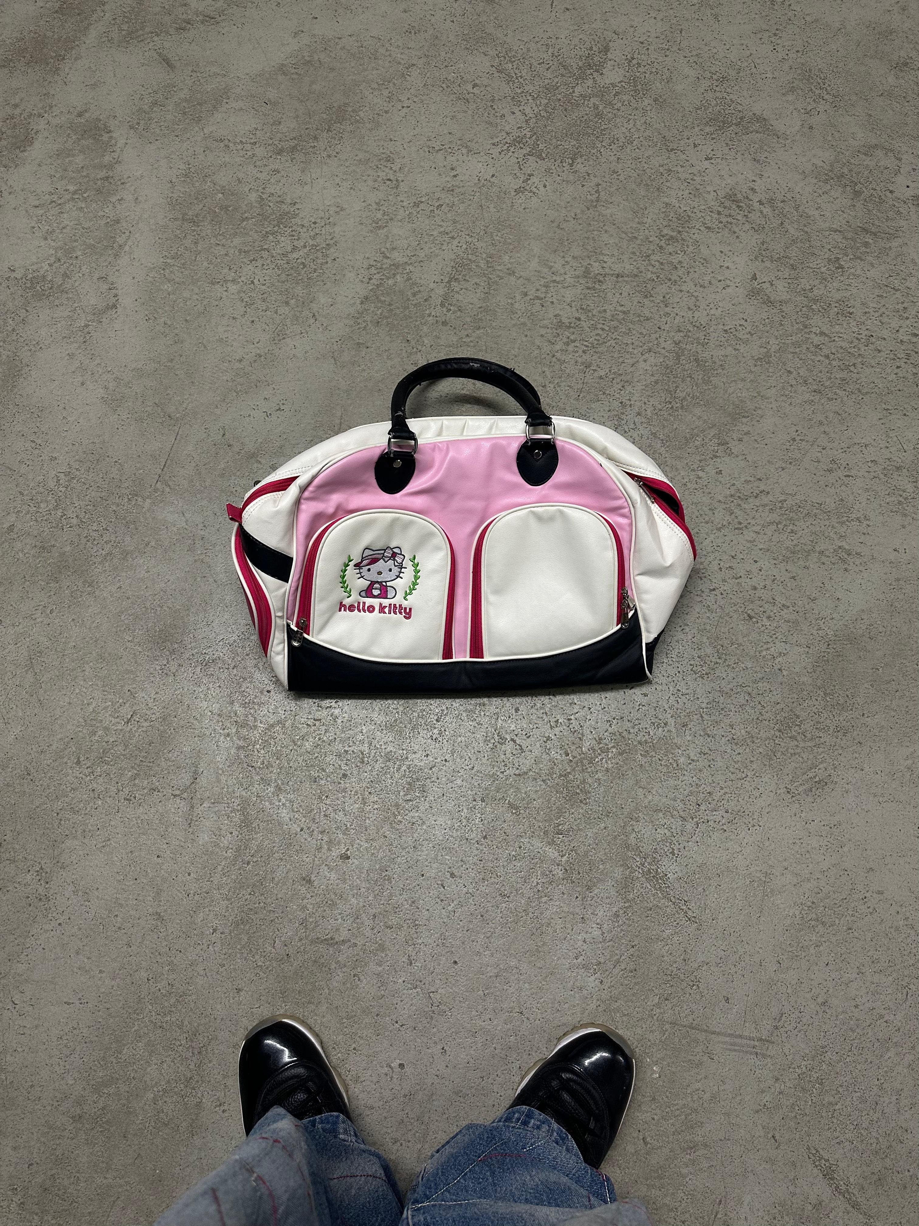 Hello Kitty Vintage Tasche (Pink/Weiß, Guter Zustand)