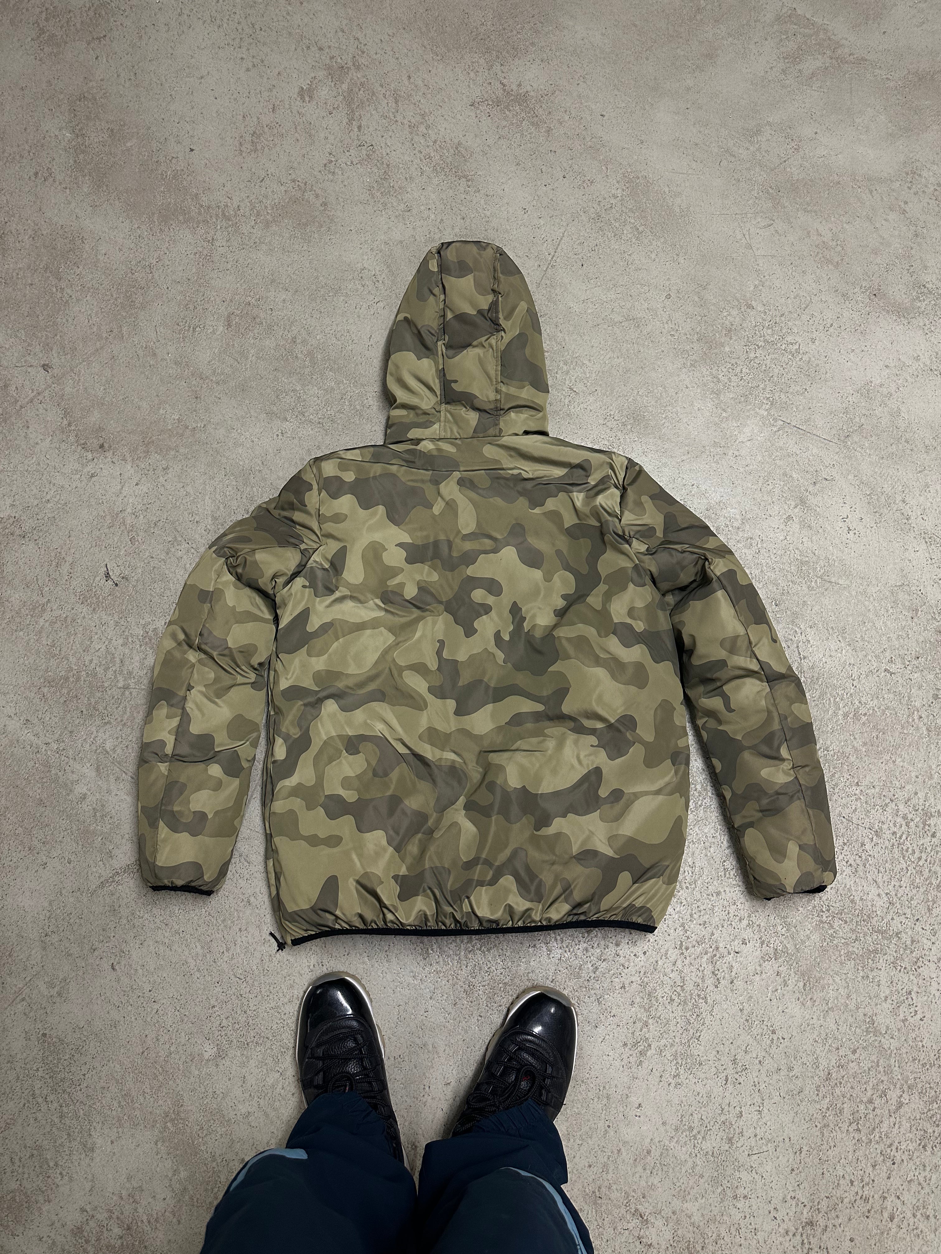 Champion Windbreaker (Camouflage Grün, Size L, Guter Zustand, Maße Vorhanden)