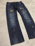 Driver Jeans (Blau, Ripped Design, Straight Fit – Breiterer Schnitt, Size 32, Maße Vorhanden)