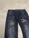 Driver Jeans (Blau, Ripped Design, Straight Fit – Breiterer Schnitt, Size 32, Maße Vorhanden)
