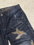 Driver Jeans (Blau, Ripped Design, Straight Fit – Breiterer Schnitt, Size 32, Maße Vorhanden)