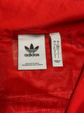 Adidas Trainingsanzug (Rot/Beige, Jacke Size S, Hose Size M, Guter Zustand, Maße Vorhanden)