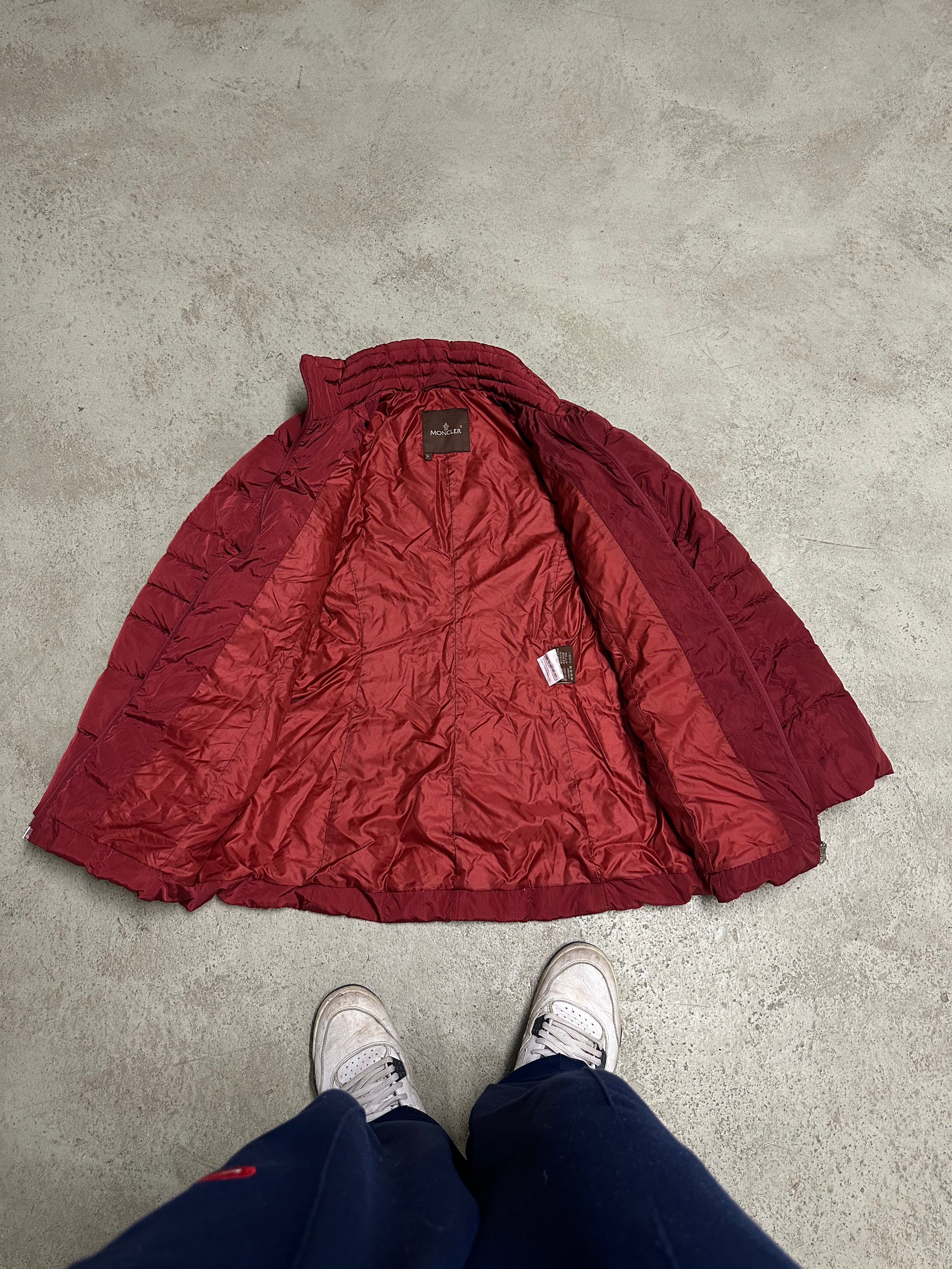 Moncler Daunenjacke (Rot, Size M, Guter Zustand, Vintage, Maße vorhanden)