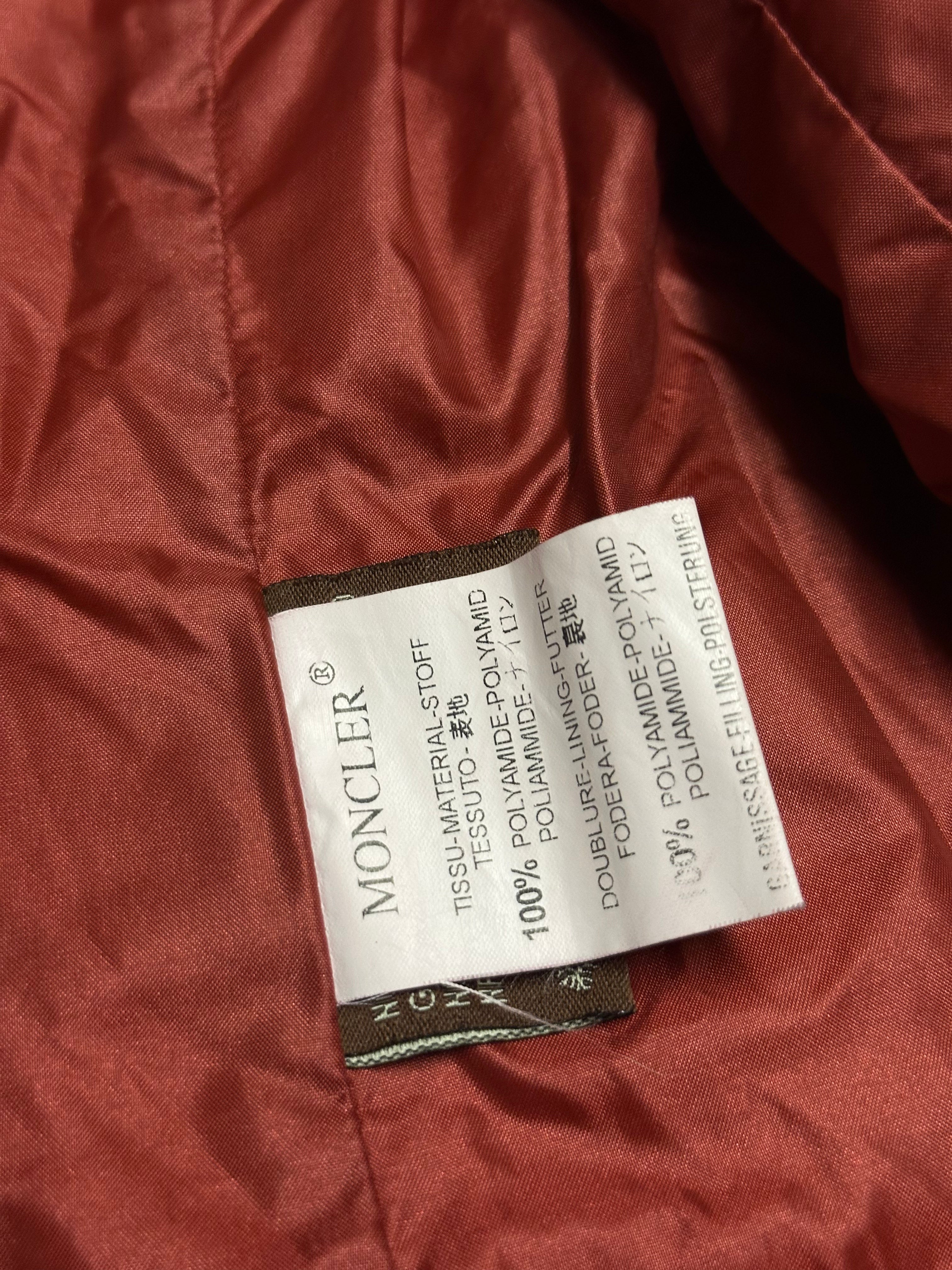 Moncler Daunenjacke (Rot, Size M, Guter Zustand, Vintage, Maße vorhanden)