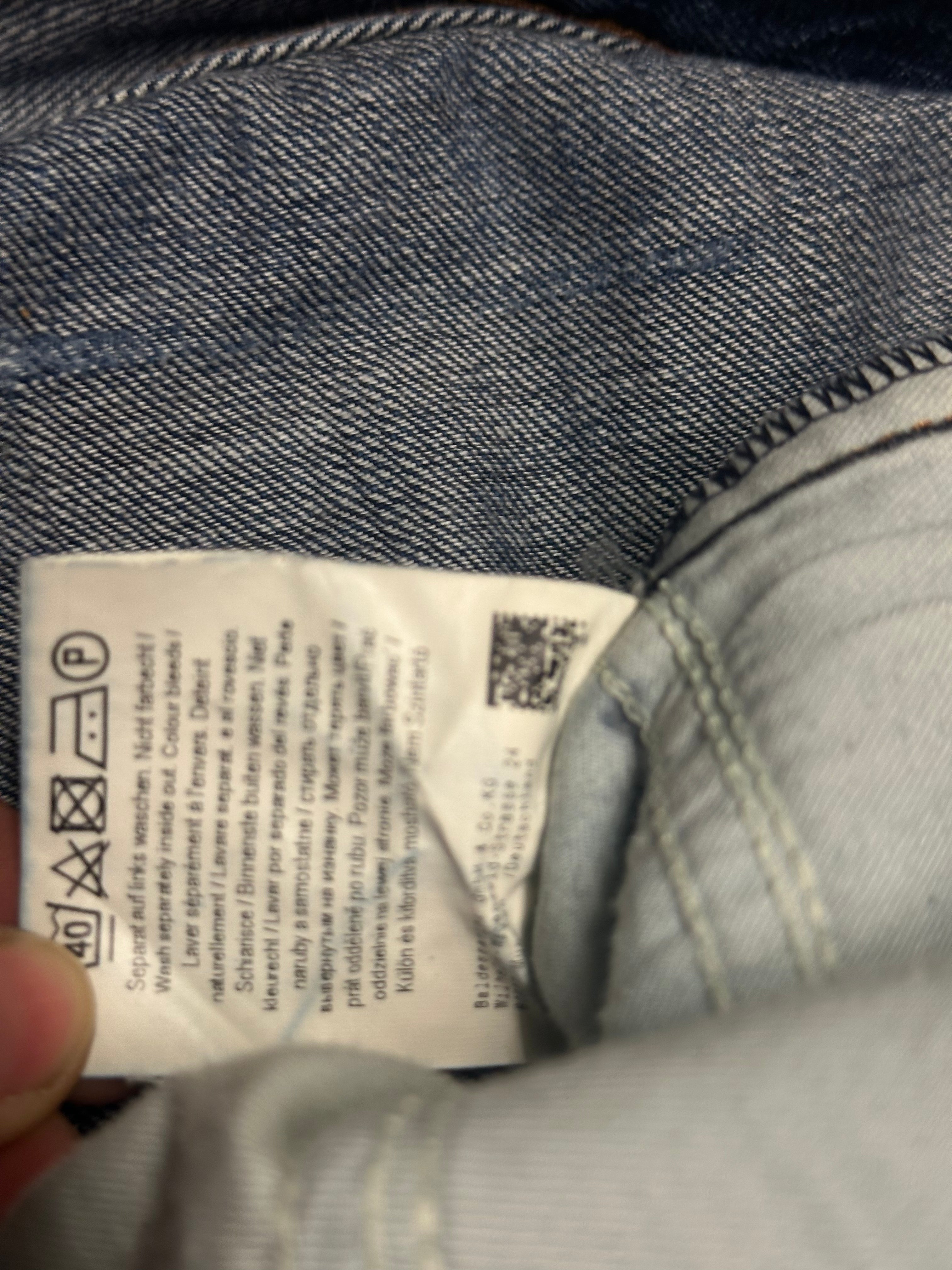 Baldessarini Jeans (Blau, W34 L32, Vintage, Straight Fit mit Offenem Bein, Guter Zustand)