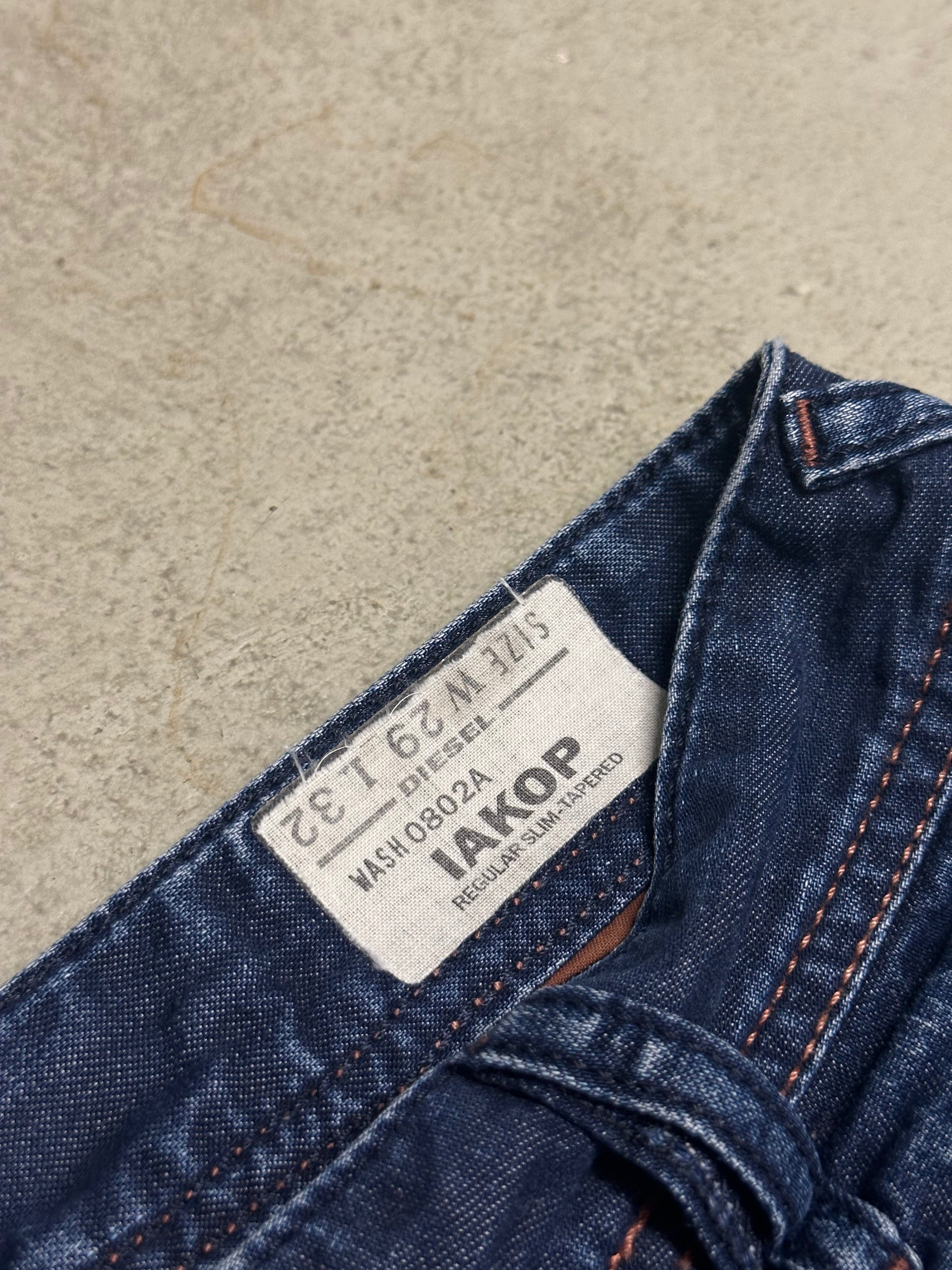 Diesel Jeans Jakob (Dunkelblau, W29 L32, Regular-Slim Tapered Fit, Guter Zustand)
