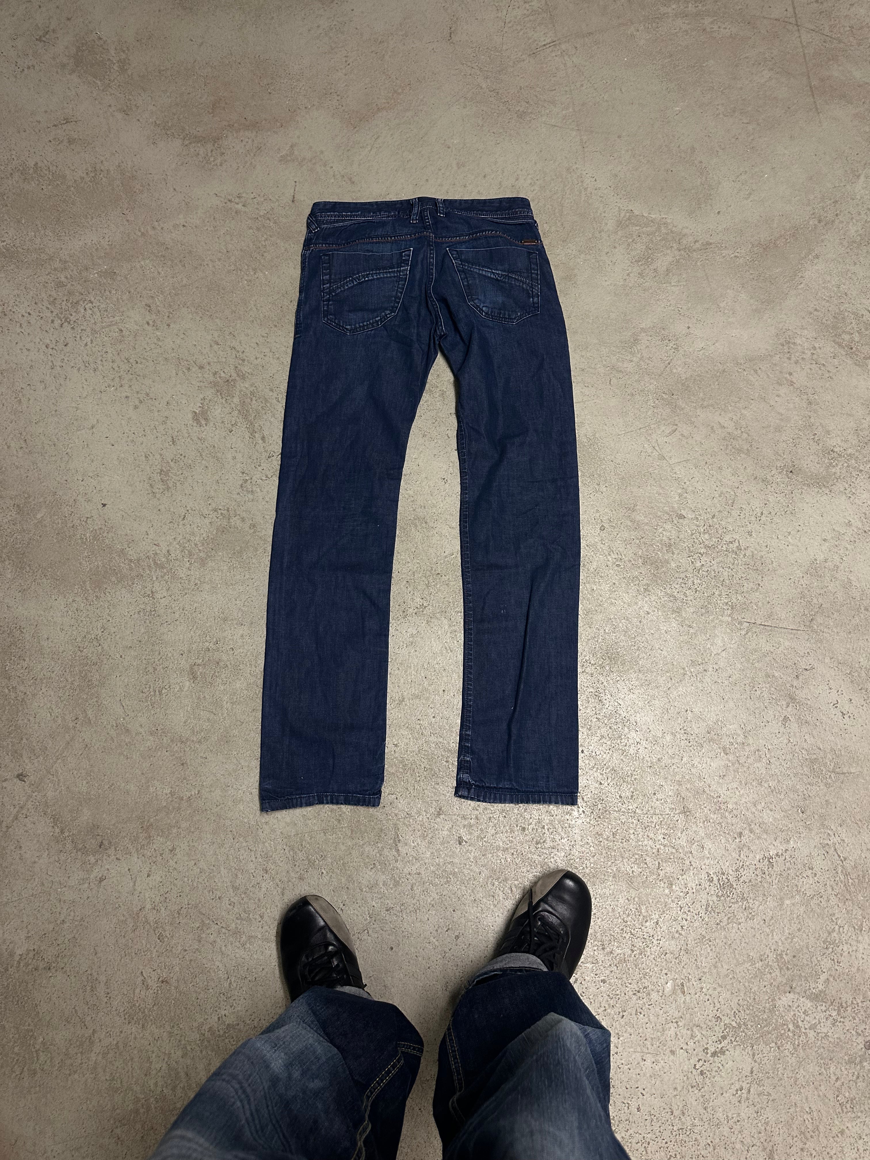Diesel Jeans Jakob (Dunkelblau, W29 L32, Regular-Slim Tapered Fit, Guter Zustand)