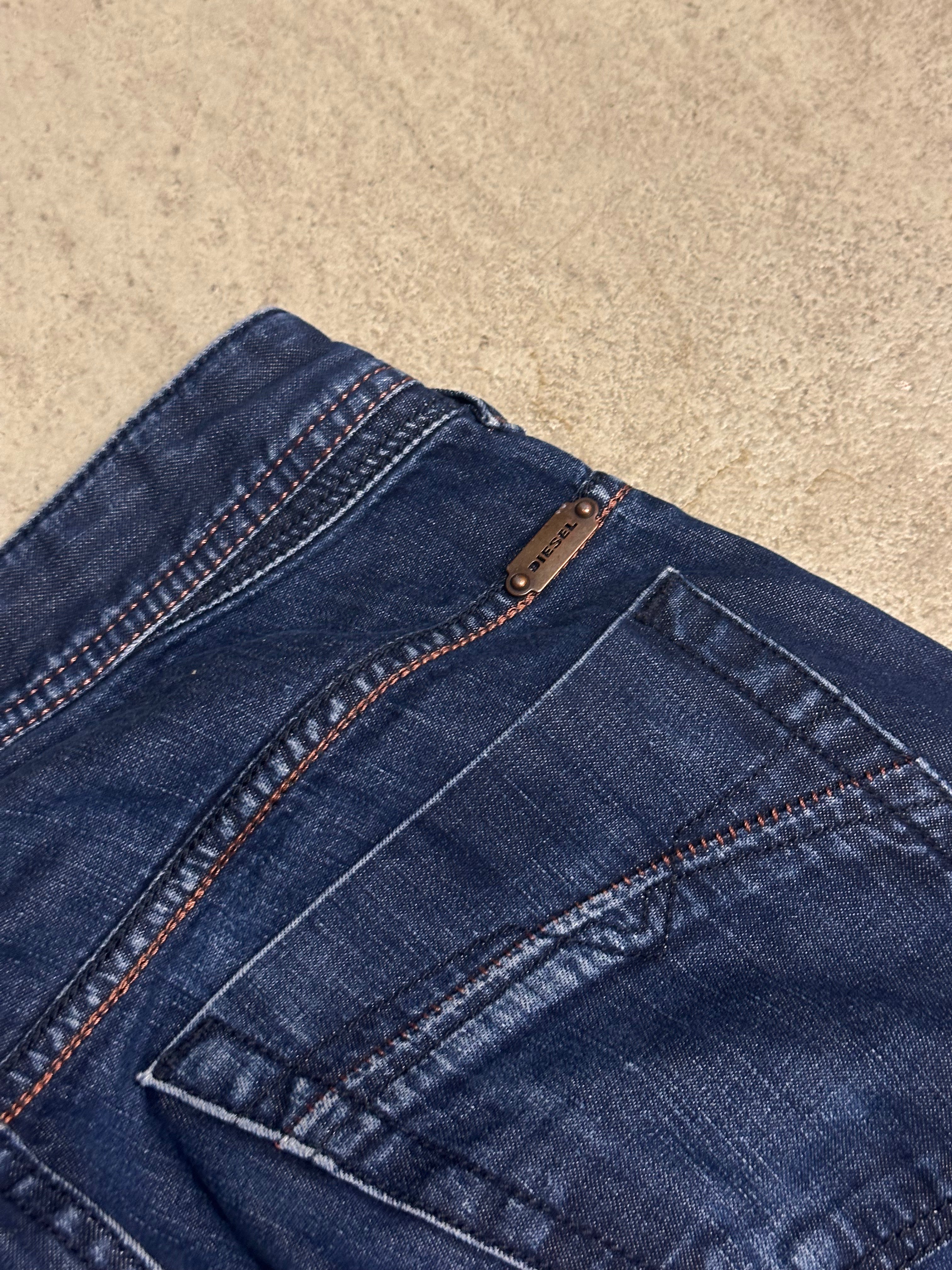 Diesel Jeans Jakob (Dunkelblau, W29 L32, Regular-Slim Tapered Fit, Guter Zustand)