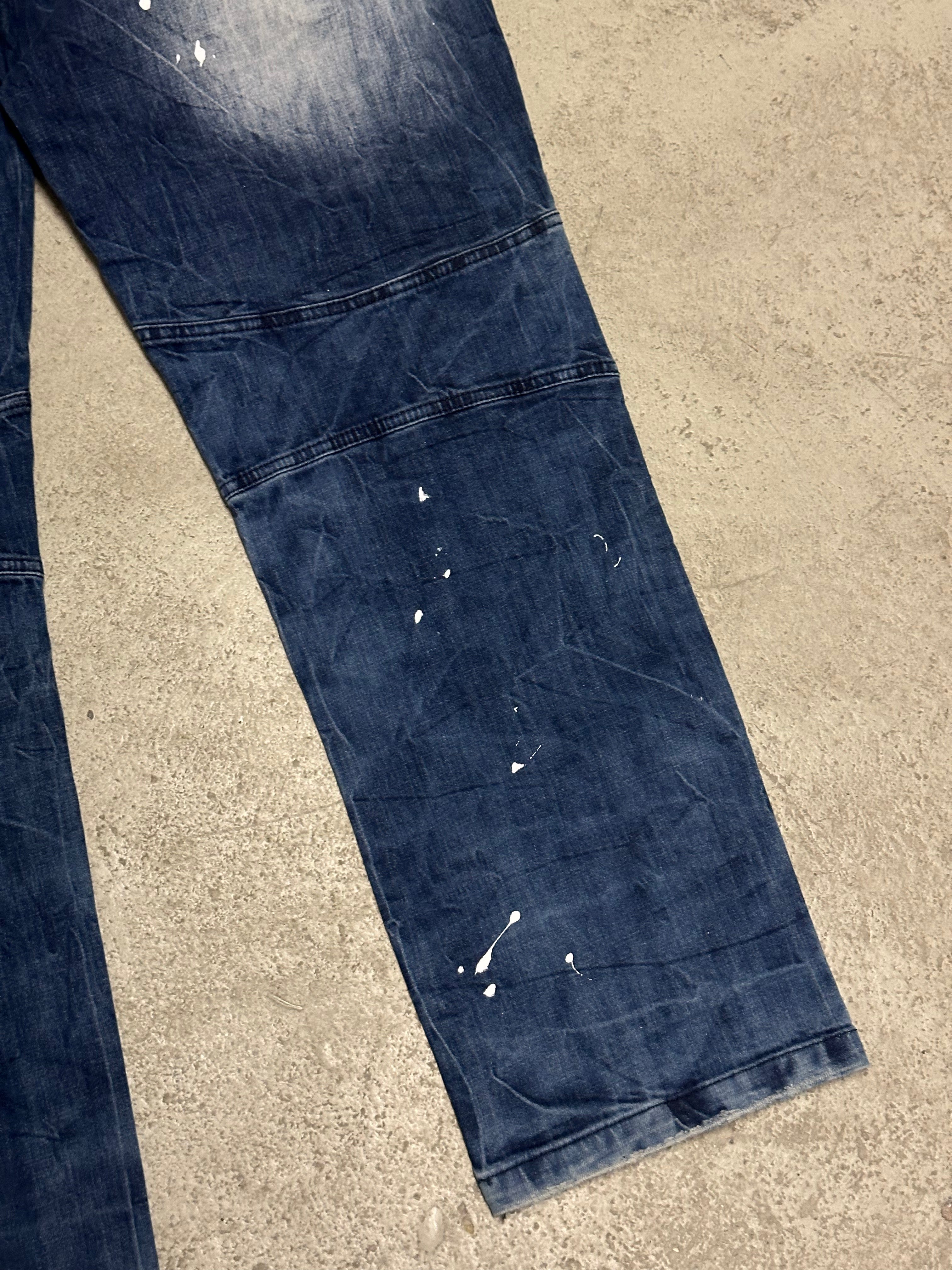 Kosmo Lupo Jeans (Dunkelblau, W40 L32, Seltenes Vintage Piece, Guter Zustand, Cooles Design)