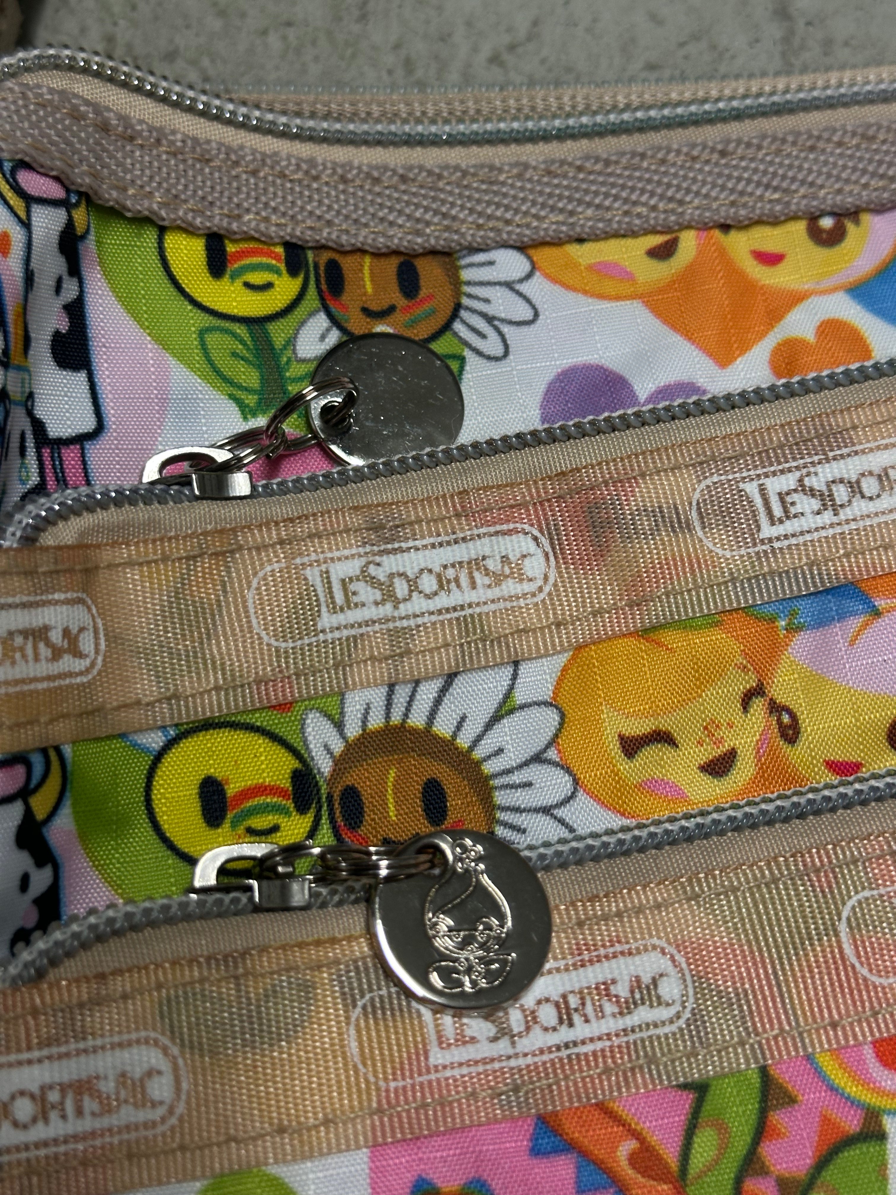 Jokidoki for LeSportsac Handtasche (Bunt, Süßes Design, Guter Zustand, Einzelstück, Maße Vorhanden)