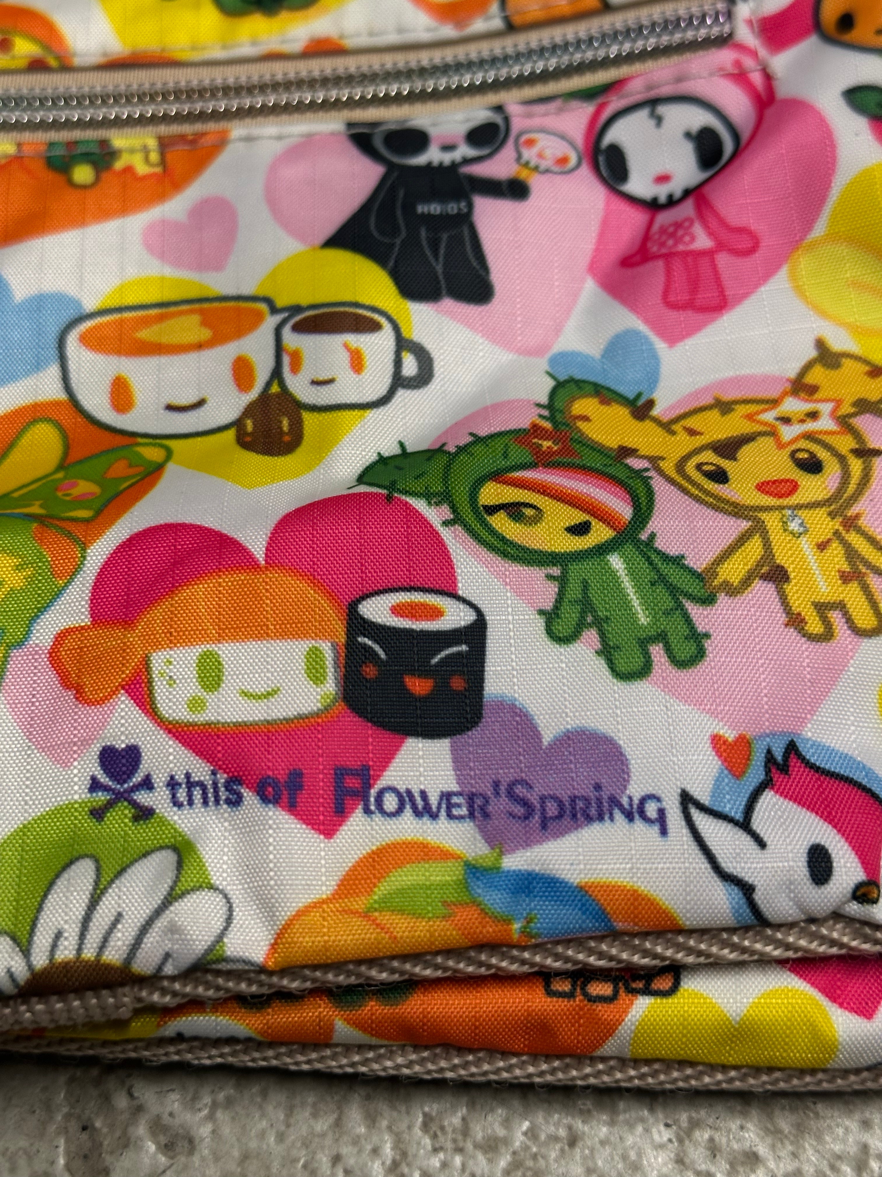 Jokidoki for LeSportsac Handtasche (Bunt, Süßes Design, Guter Zustand, Einzelstück, Maße Vorhanden)