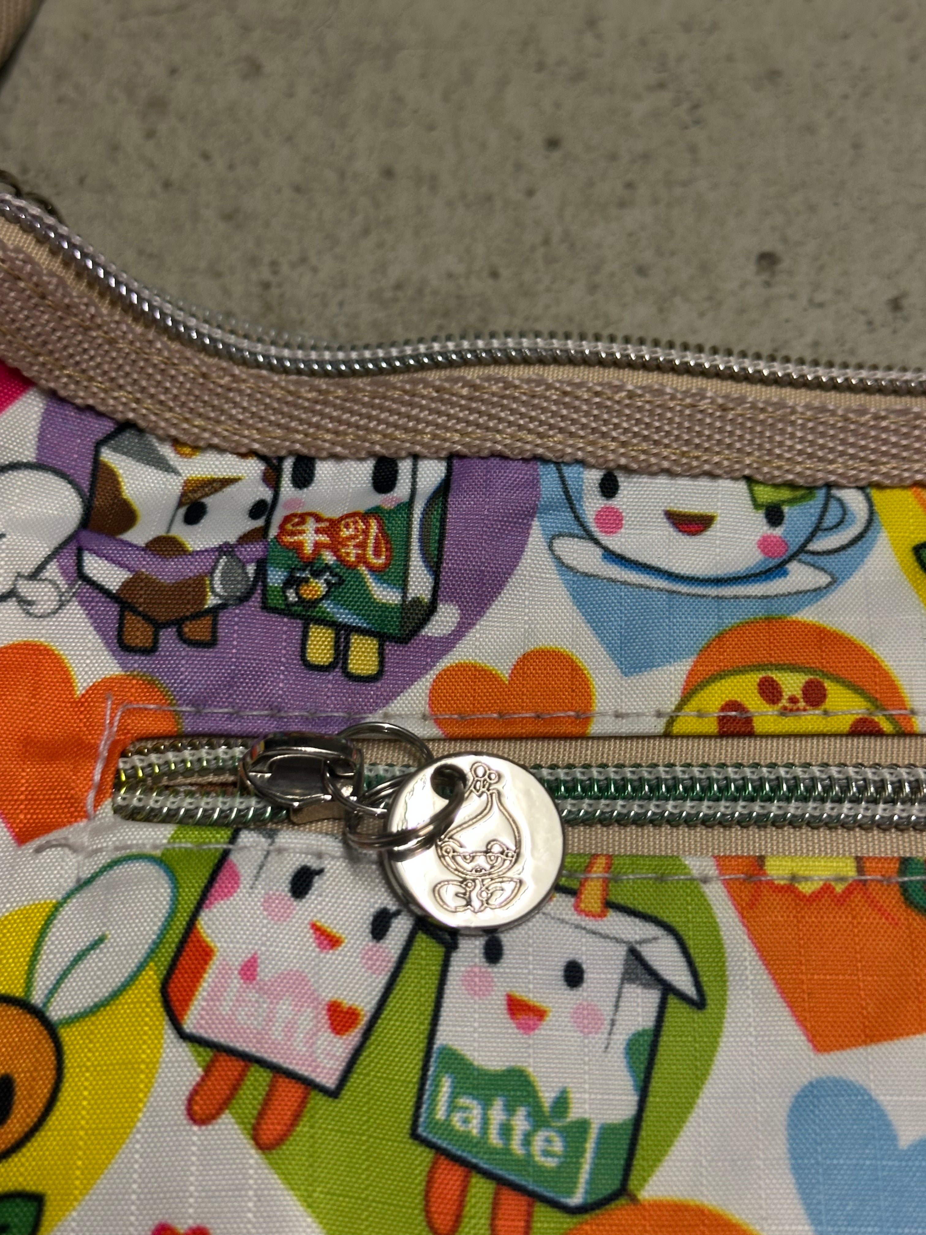 Jokidoki for LeSportsac Handtasche (Bunt, Süßes Design, Guter Zustand, Einzelstück, Maße Vorhanden)