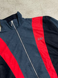 Vintage LBS Trainingsanzug (Schwarz, Grau, Rot, Guter Zustand, Size L)