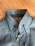 Henry Marshall Vintage Lederweste (Schwarz, Echtleder)