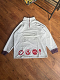 Vintage Diesel Pharmacy Quarterzip (Guter Zustand, Grau, Size XL, Maße Vorhanden)
