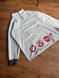 Vintage Diesel Pharmacy Quarterzip (Guter Zustand, Grau, Size XL, Maße Vorhanden)