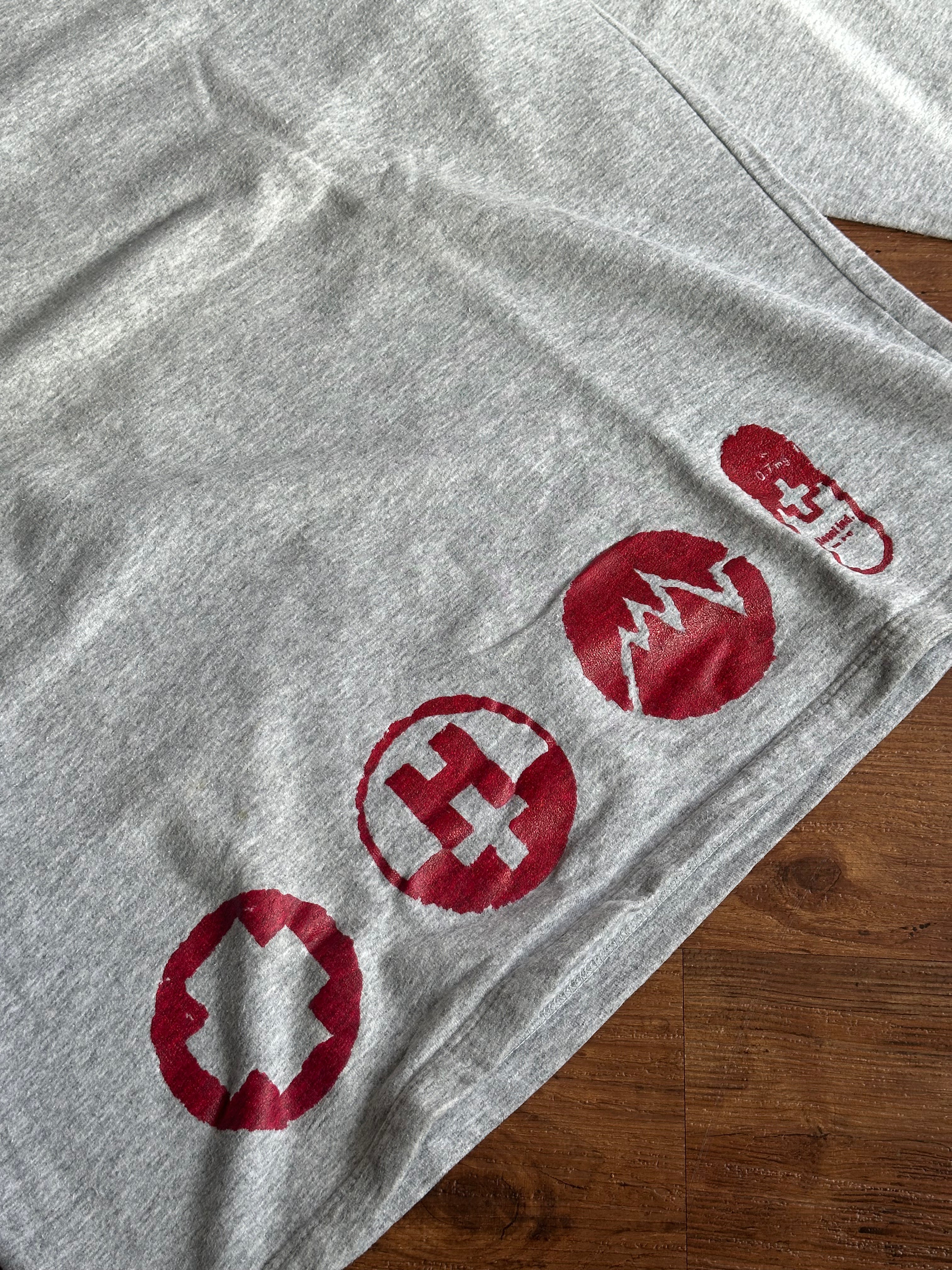 Vintage Diesel Pharmacy Quarterzip (Guter Zustand, Grau, Size XL, Maße Vorhanden)