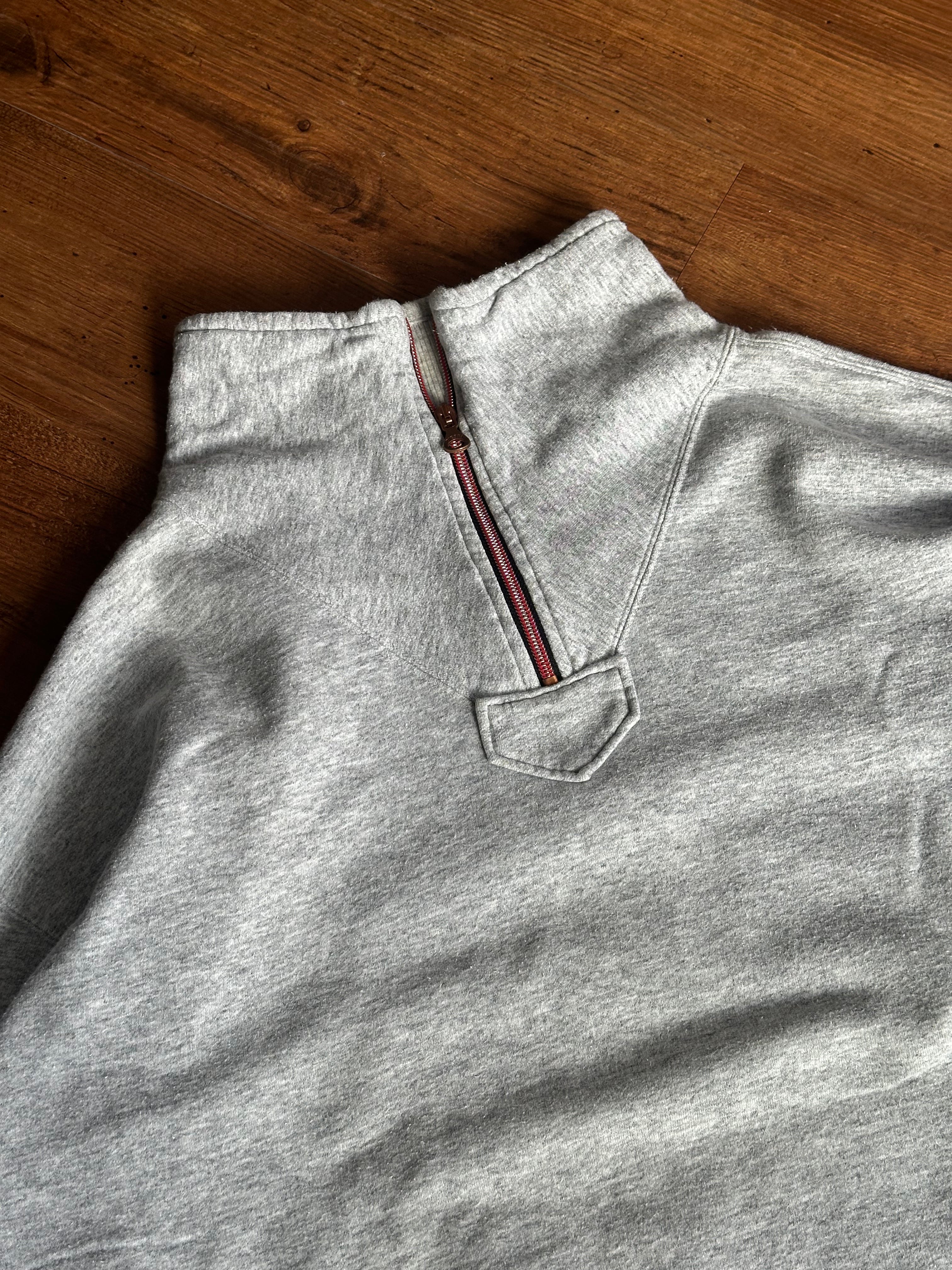 Vintage Diesel Pharmacy Quarterzip (Guter Zustand, Grau, Size XL, Maße Vorhanden)