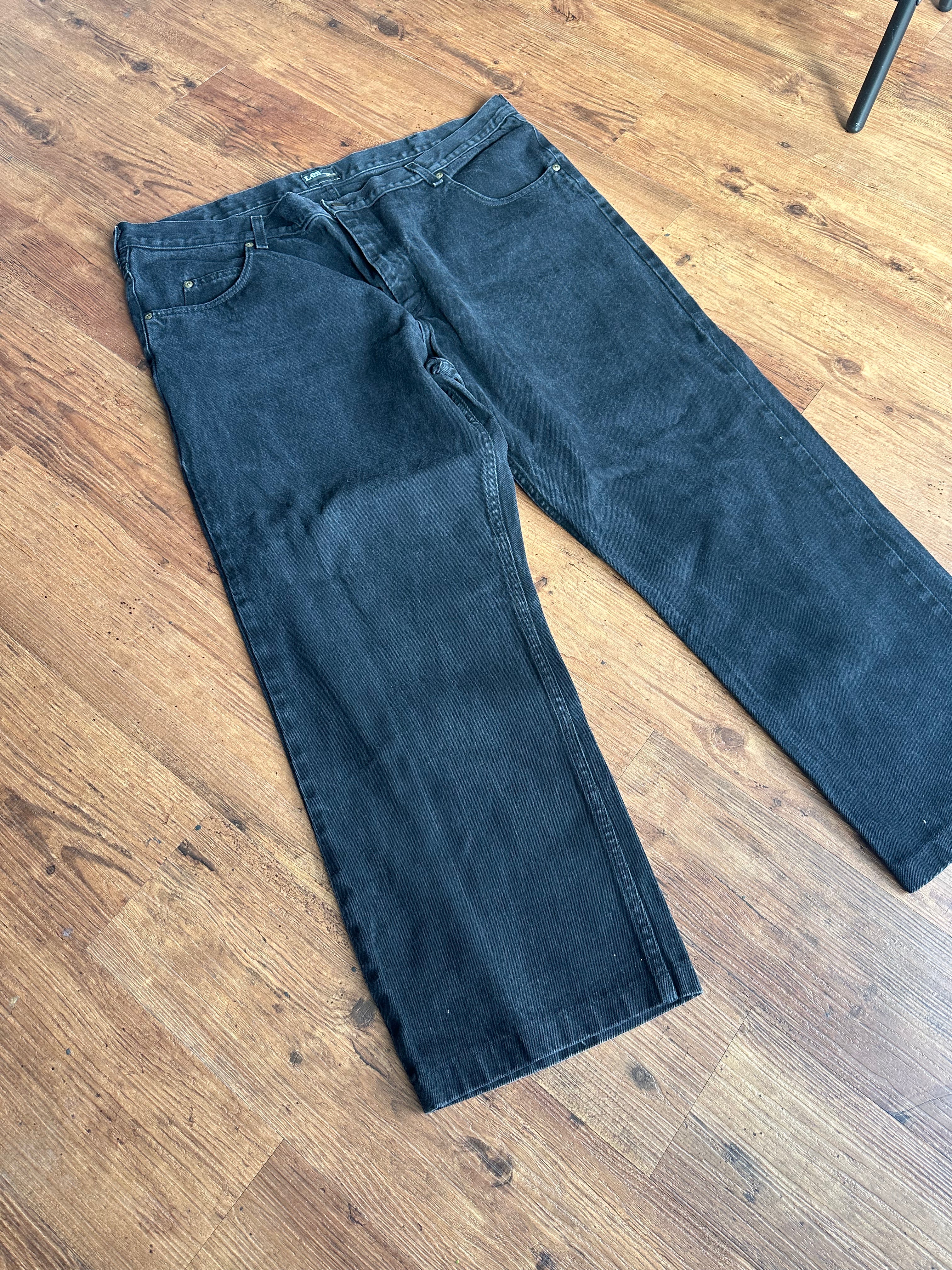 Lee Baggy Jeans (Modell: Brooklyn, Schwarz, Size W44 L32, Maße Vorhanden)