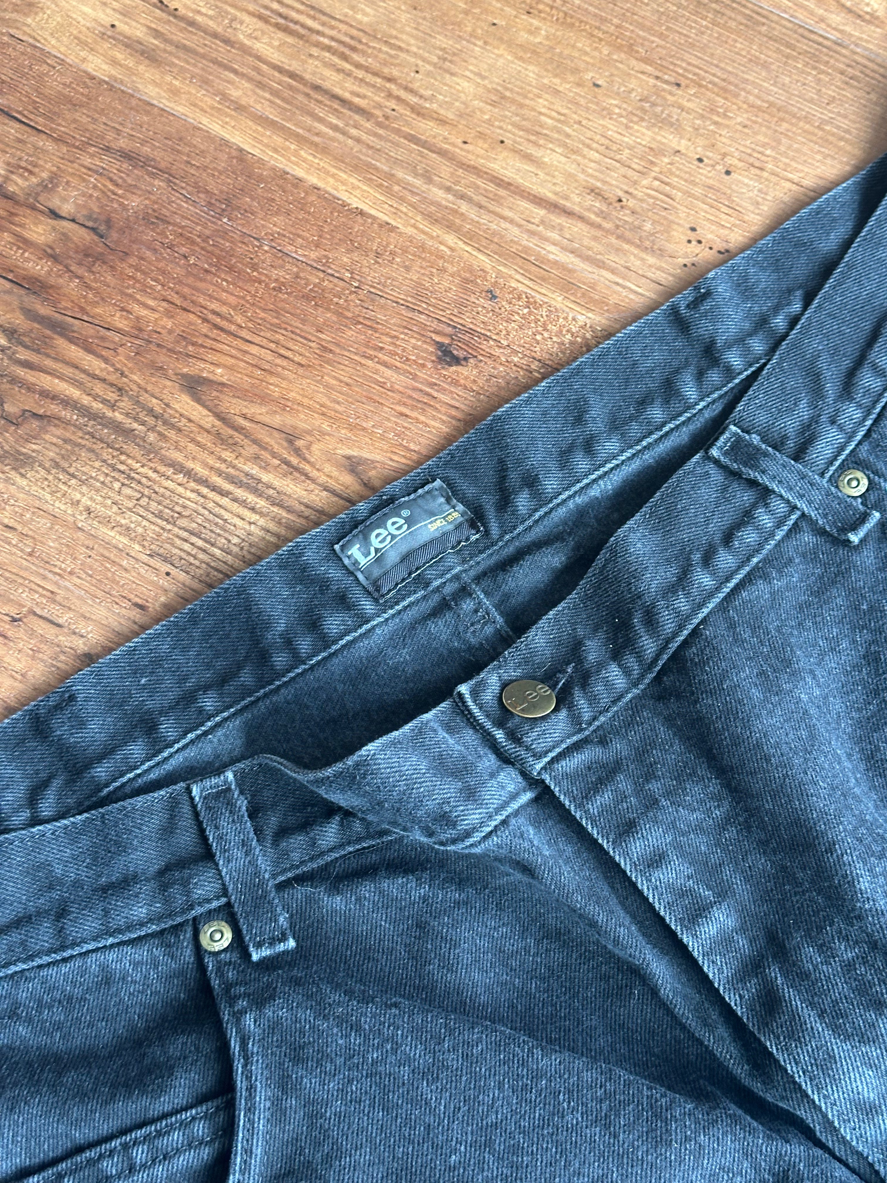 Lee Baggy Jeans (Modell: Brooklyn, Schwarz, Size W44 L32, Maße Vorhanden)