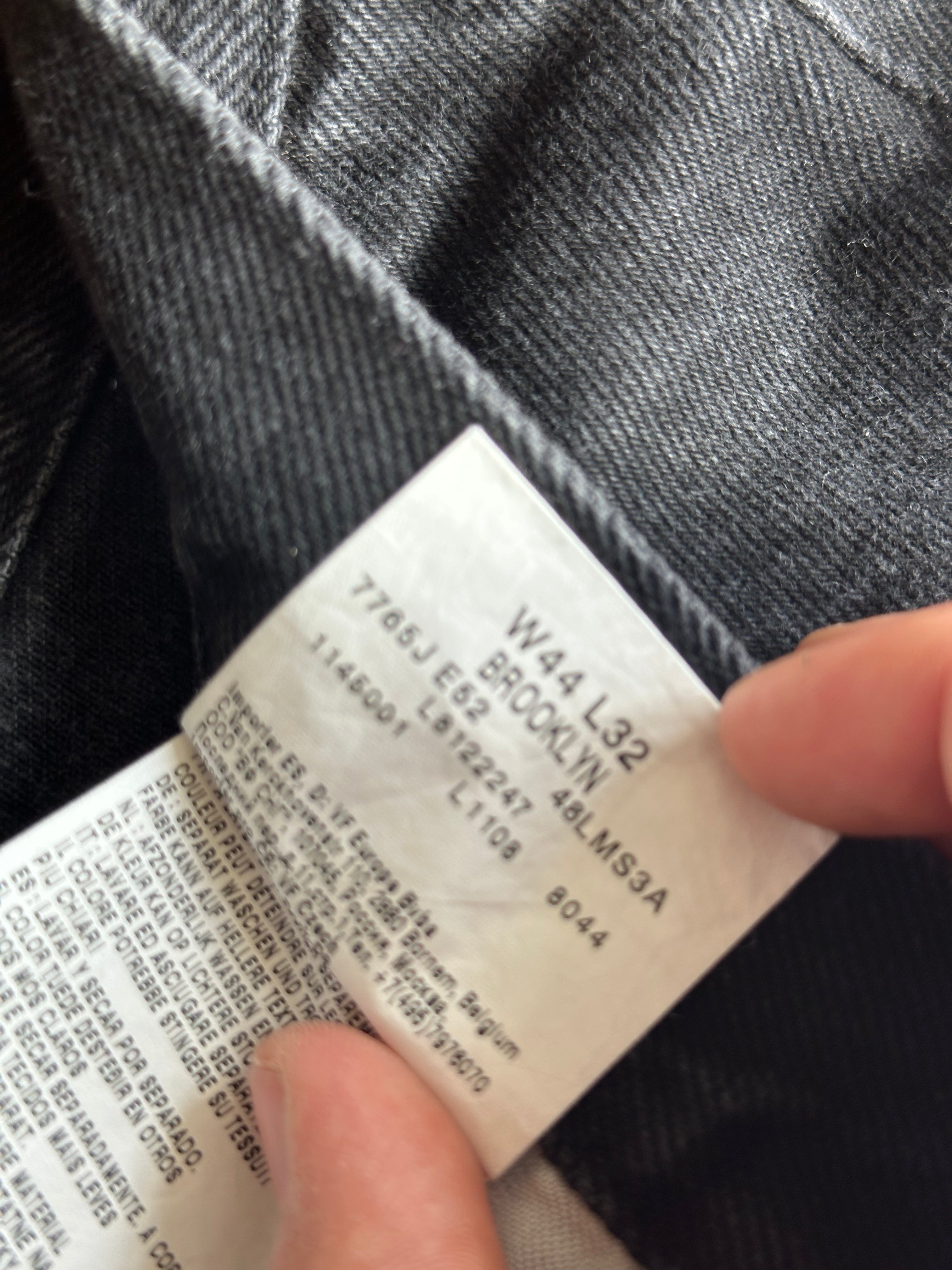 Lee Baggy Jeans (Modell: Brooklyn, Schwarz, Size W44 L32, Maße Vorhanden)