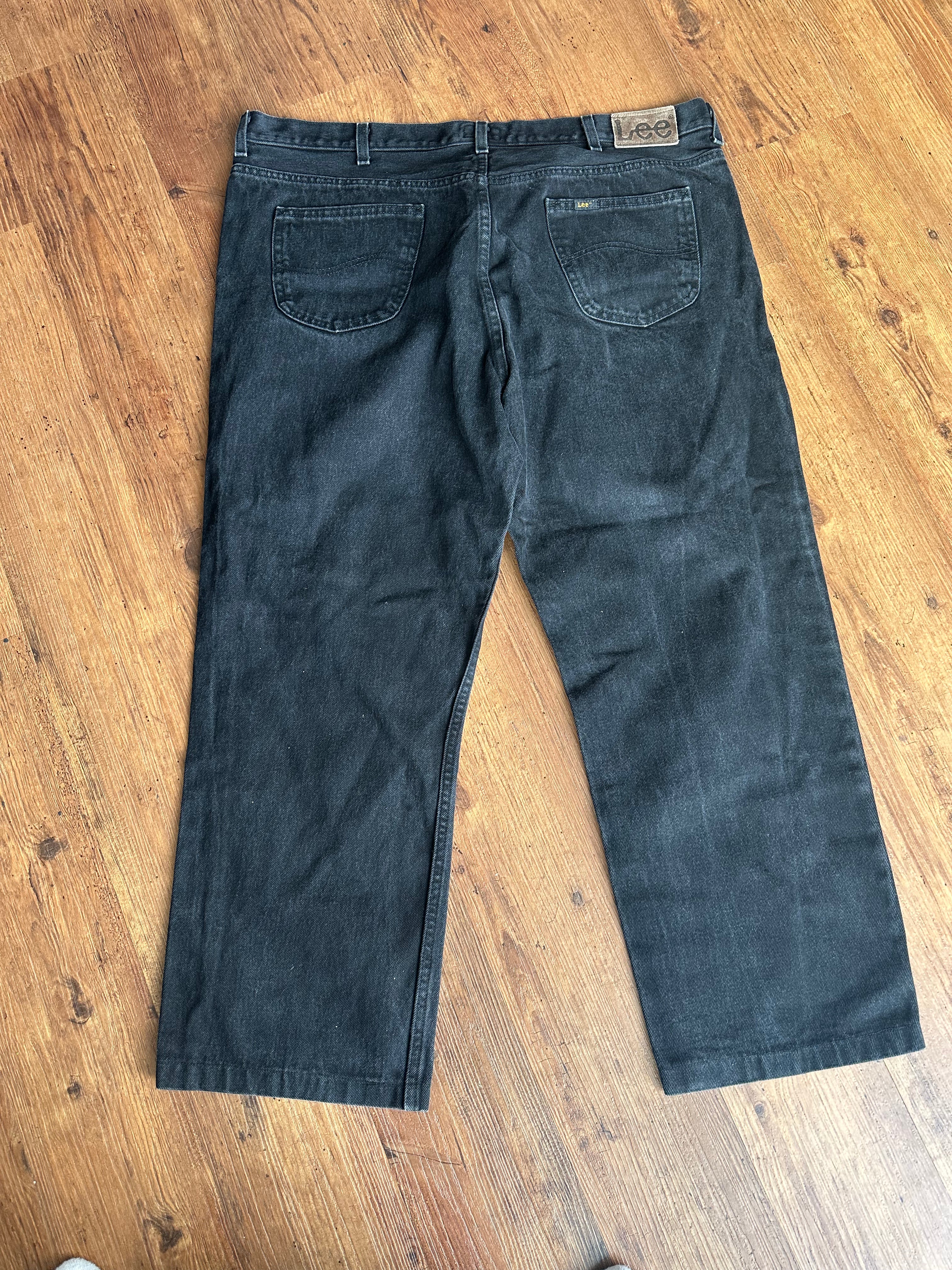 Lee Baggy Jeans (Modell: Brooklyn, Schwarz, Size W44 L32, Maße Vorhanden)