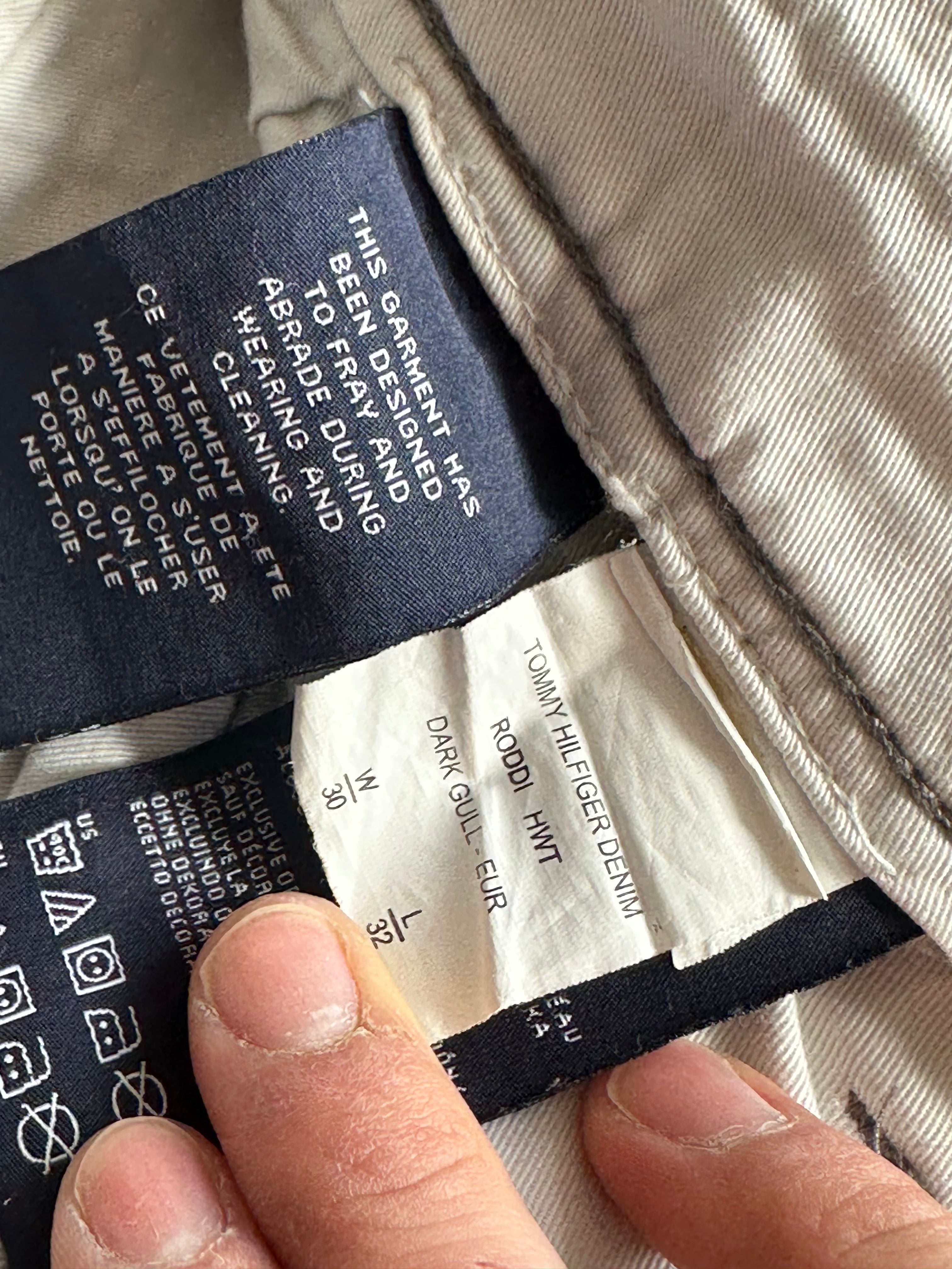 Tommy Hilfiger Denim Jeans (Guter Zustand, Grau, Size W30 L32, Straight Fit, Maße Vorhanden)