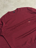 Vintage Westburry Knitsweater (Size XL, Rot, Guter Zustand, Maße Vorhanden)