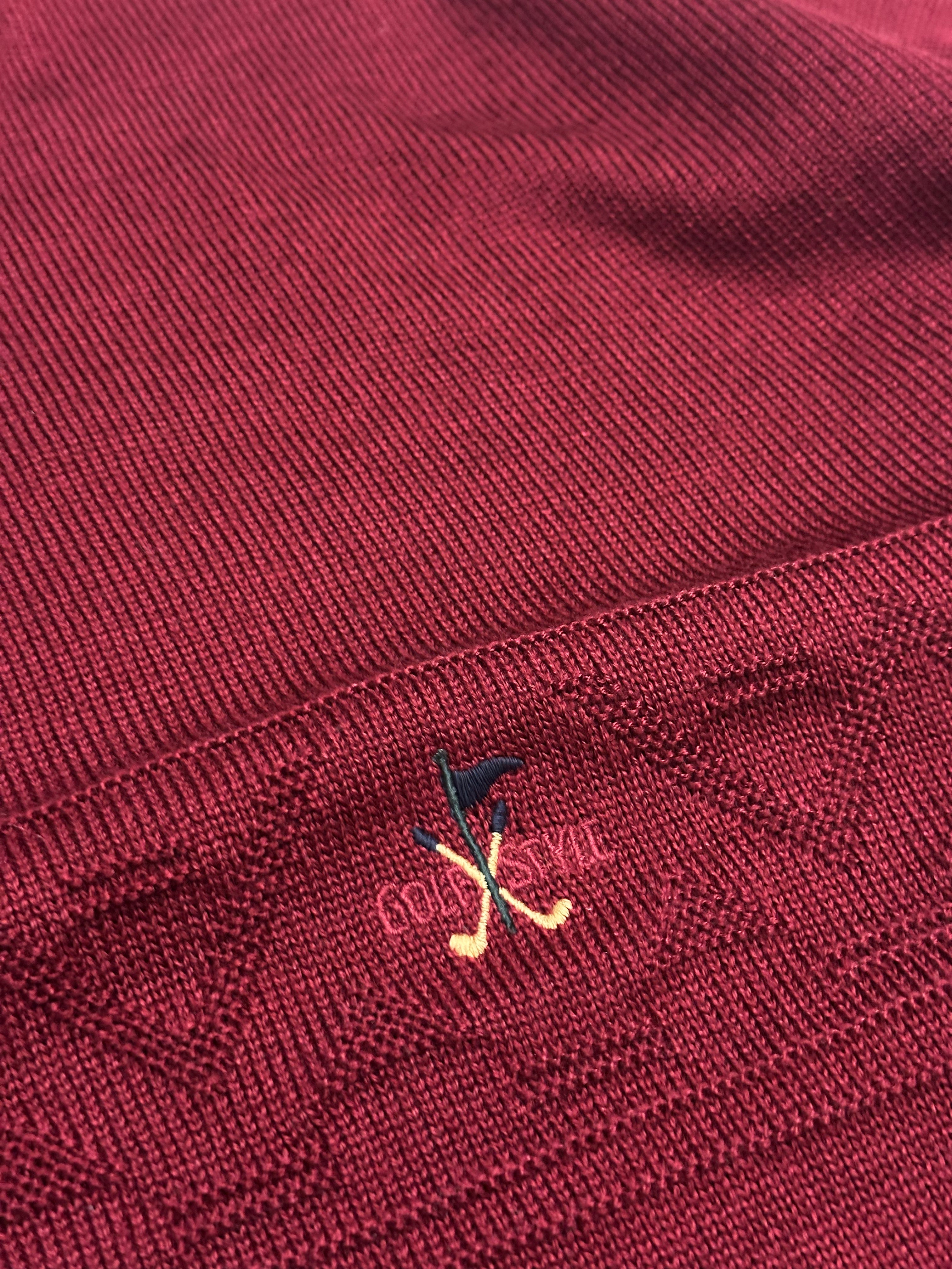 Vintage Westburry Knitsweater (Size XL, Rot, Guter Zustand, Maße Vorhanden)