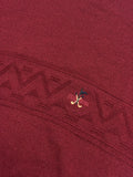 Vintage Westburry Knitsweater (Size XL, Rot, Guter Zustand, Maße Vorhanden)