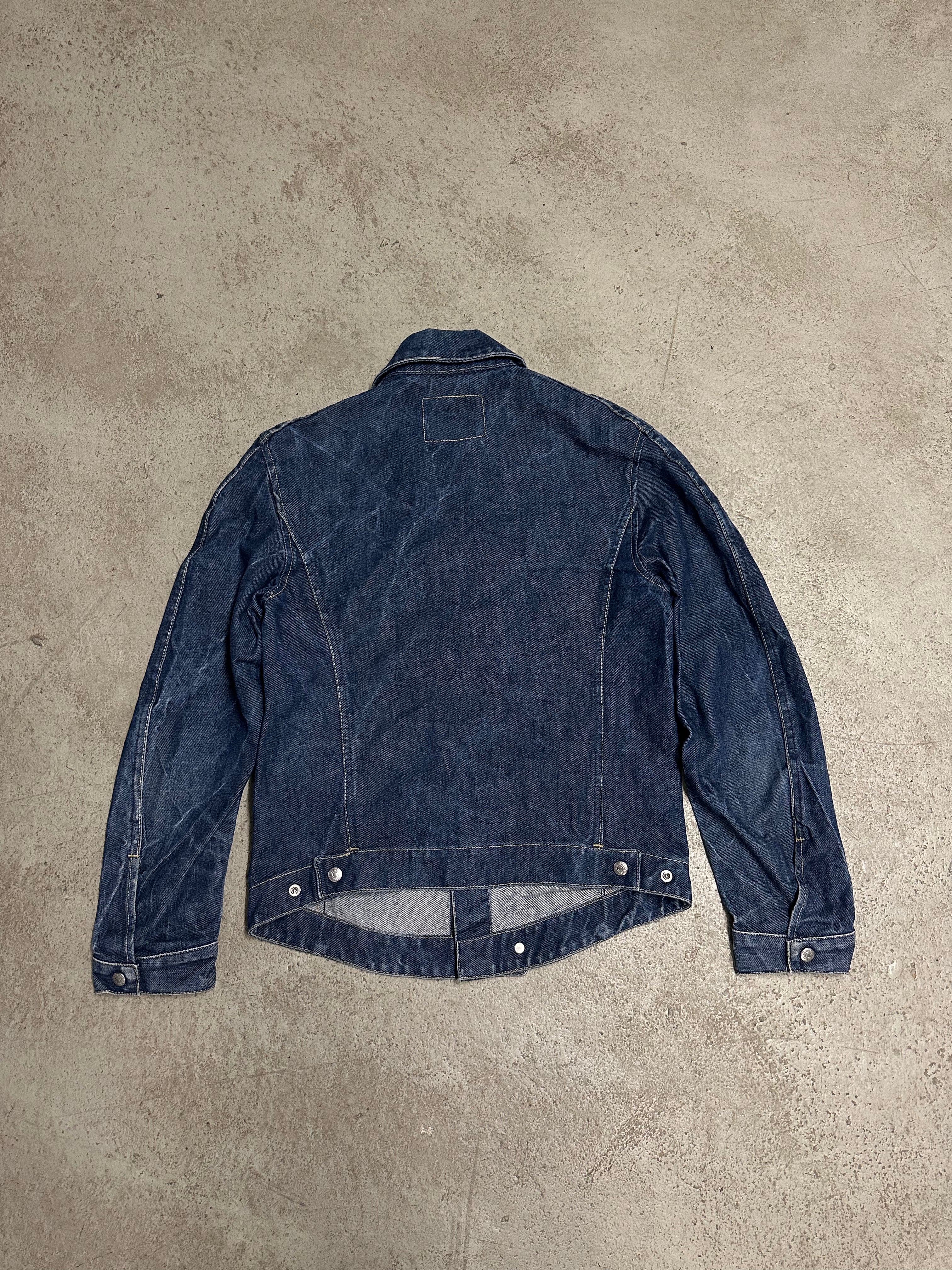 Vintage levis Engineered Jeansjacke (Size S, Dunkelblau, Guter Zustand, Maße vorhanden)