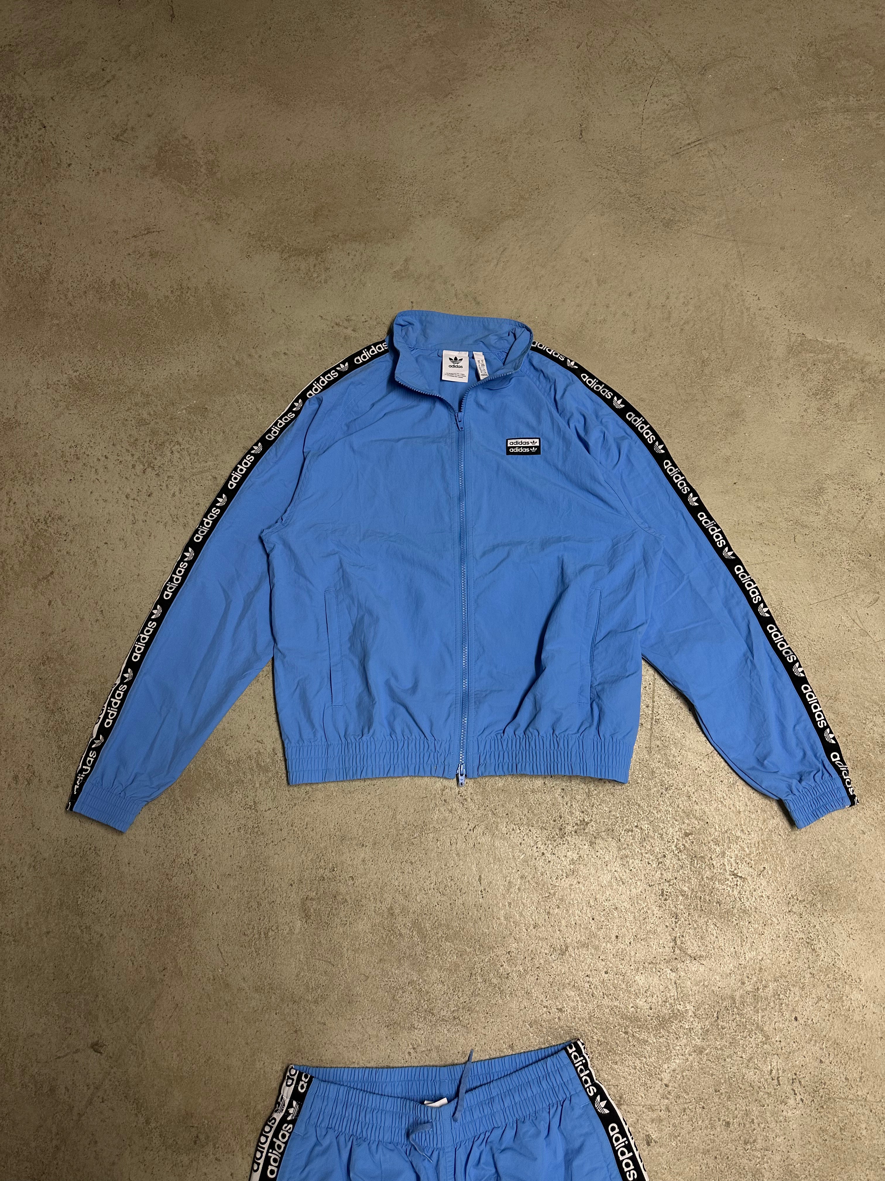 Adidas Trainingsanzug Babyblau Size M Sehr Guter Zustand Maße Vorhanden