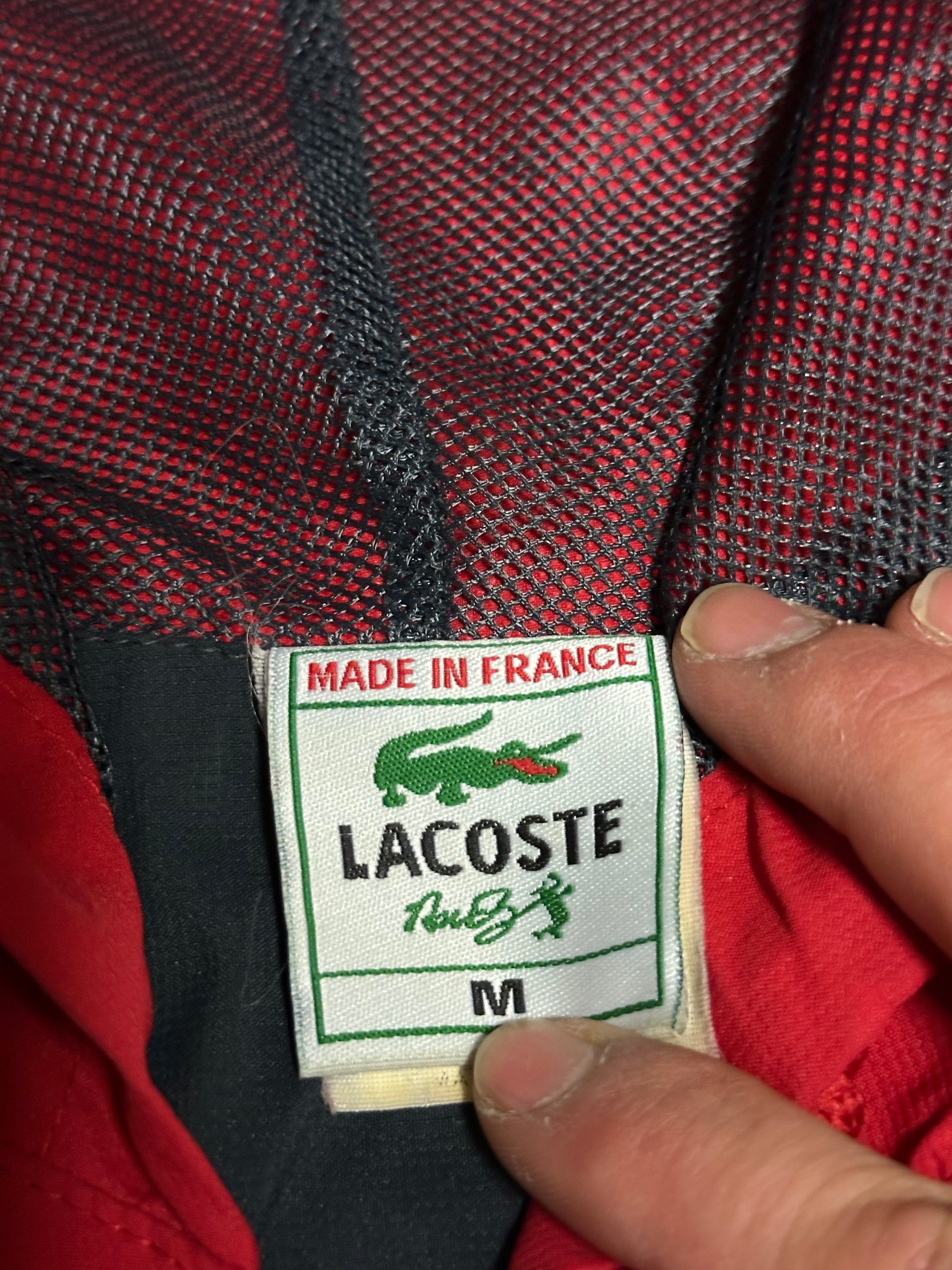 Vintage Andy Roddick Lacoste Trainingsanzug Blau Rot Size M Guter Zustand Maße Vorhanden