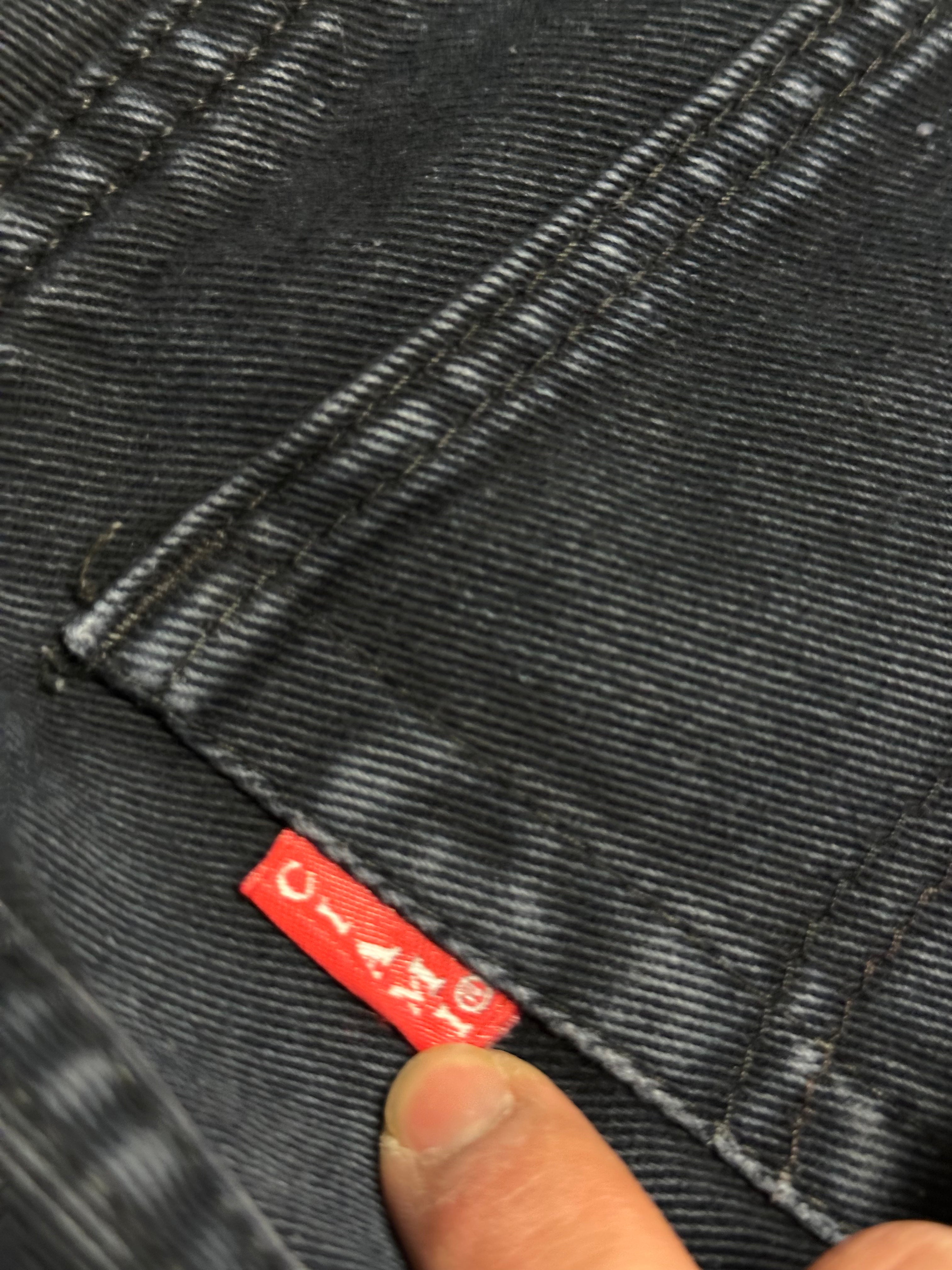 Vintage Levi’s 601 Ciami Schwarz Straight Fit Size 42 Guter Zustand Maße Vorhanden