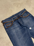Frankie Morello Milan Baggy Jeans Dunkelblau Size 34 Guter Zustand Maße Vorhanden