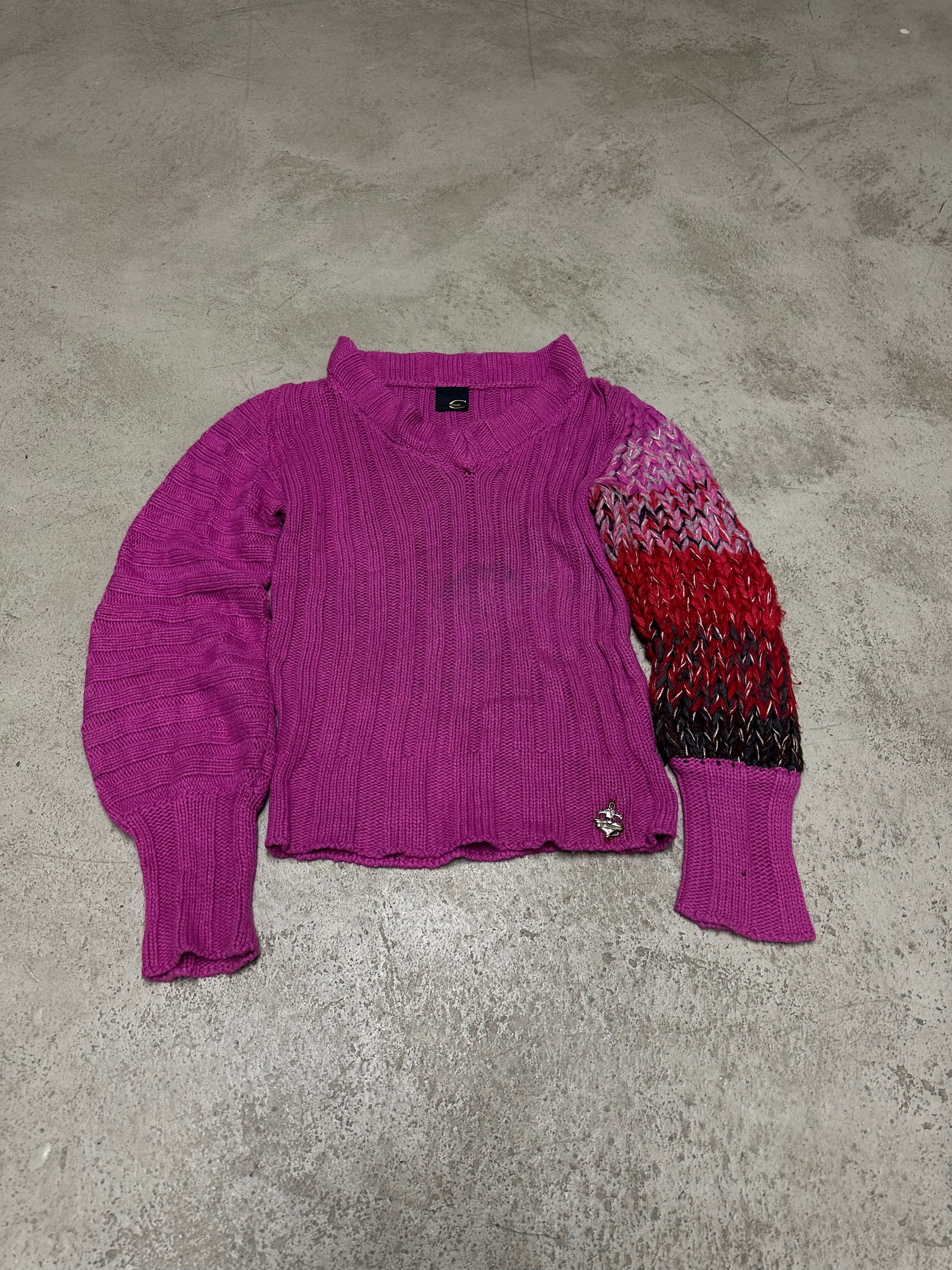 Vintage Just Cavalli Knitsweater Pink Größe M Rares Designer-Piece