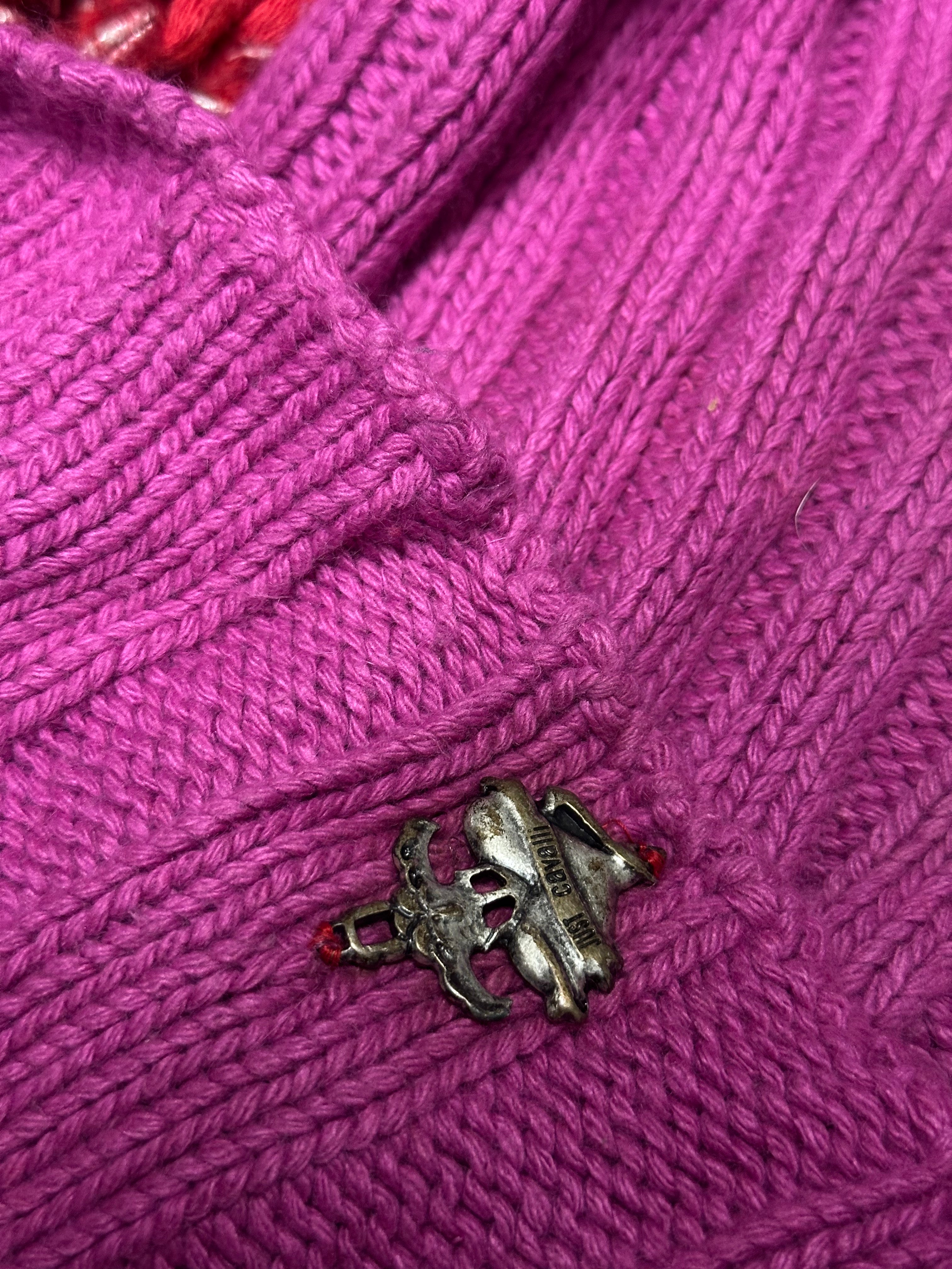 Vintage Just Cavalli Knitsweater Pink Größe M Rares Designer-Piece