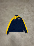 Vintage Mizuno Trainingsjacke Gelb Blau Größe L Retro Sportjacke Seltenes Piece