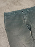 Vintage Polo Ralph Lauren Hose Straight Fit W34 L36 Gewaschener Grünton