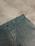 Vintage Polo Ralph Lauren Hose Straight Fit W34 L36 Gewaschener Grünton