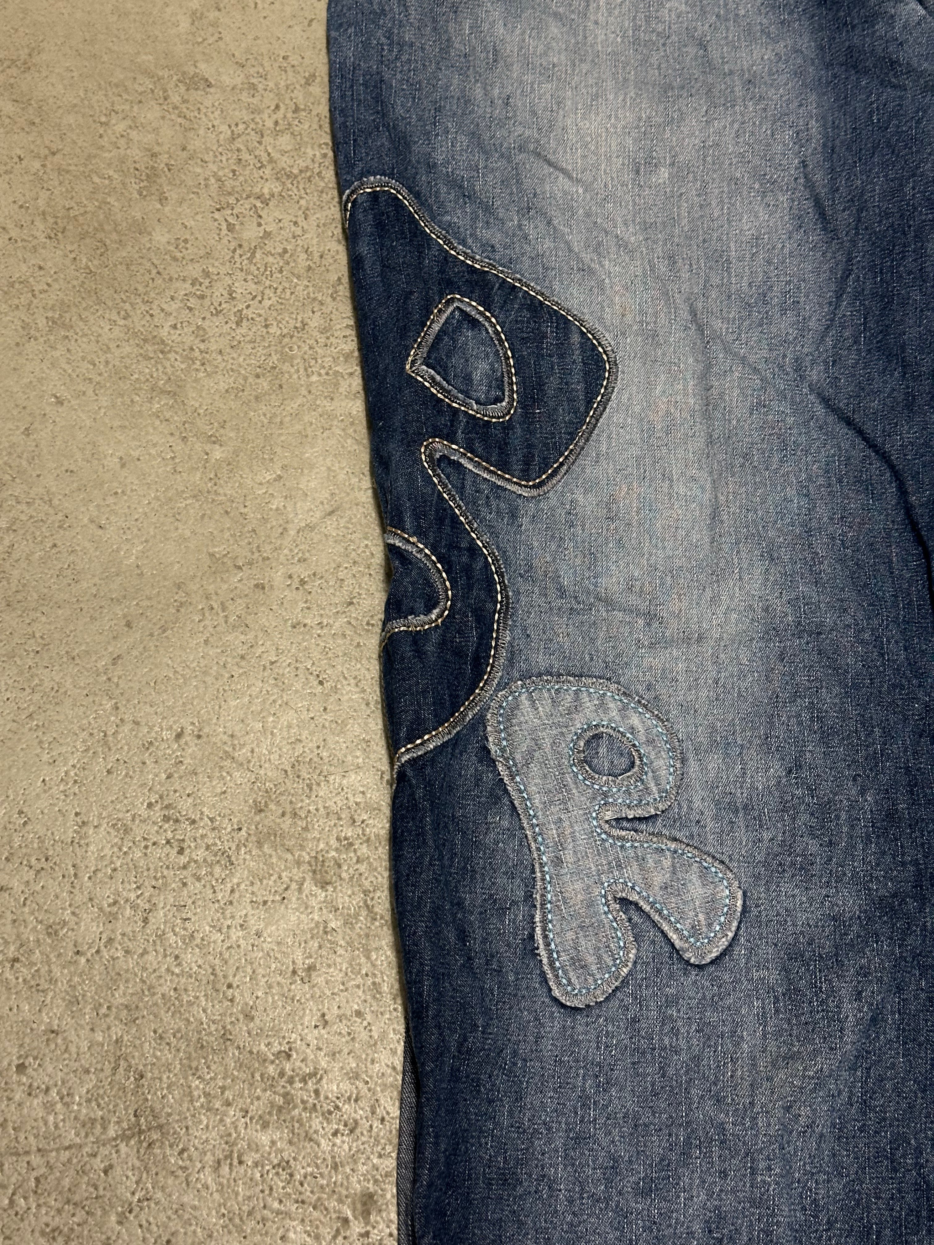 Raw Blue Vintage Brooklyn Jeans W36 L32 Dunkelblau Extremer Baggy Fit