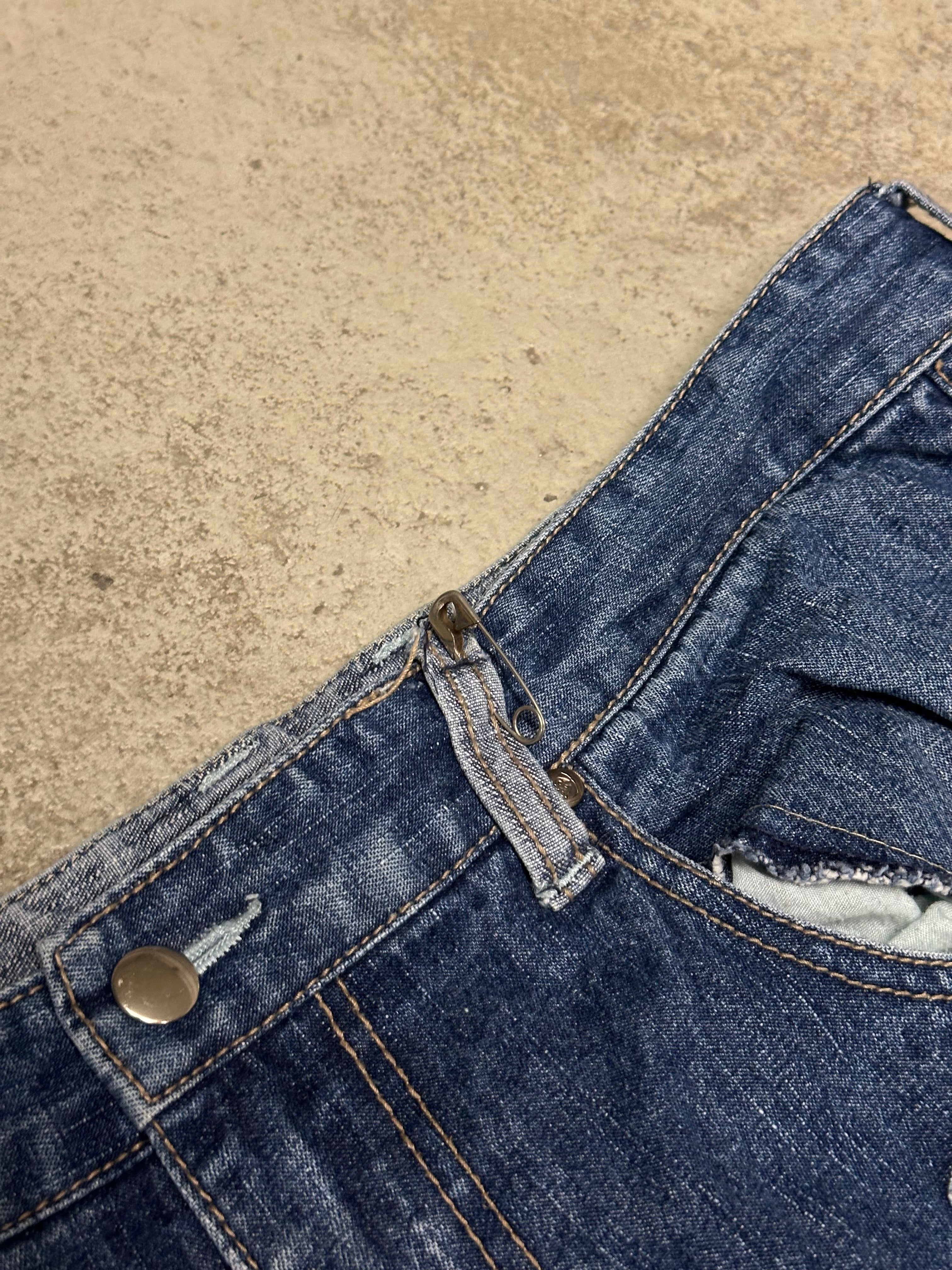 Raw Blue Vintage Brooklyn Jeans W36 L32 Dunkelblau Extremer Baggy Fit