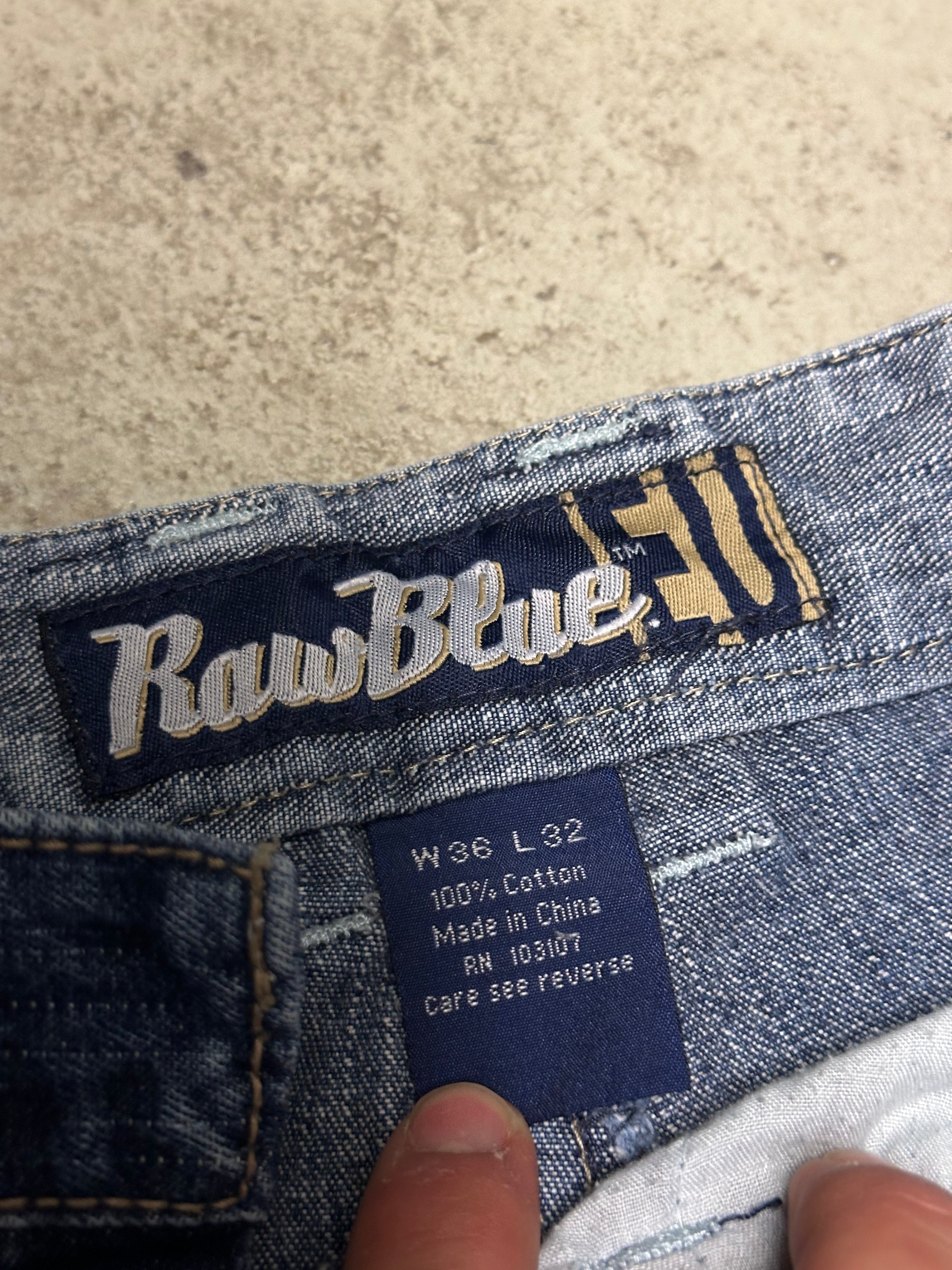 Raw Blue Vintage Brooklyn Jeans W36 L32 Dunkelblau Extremer Baggy Fit