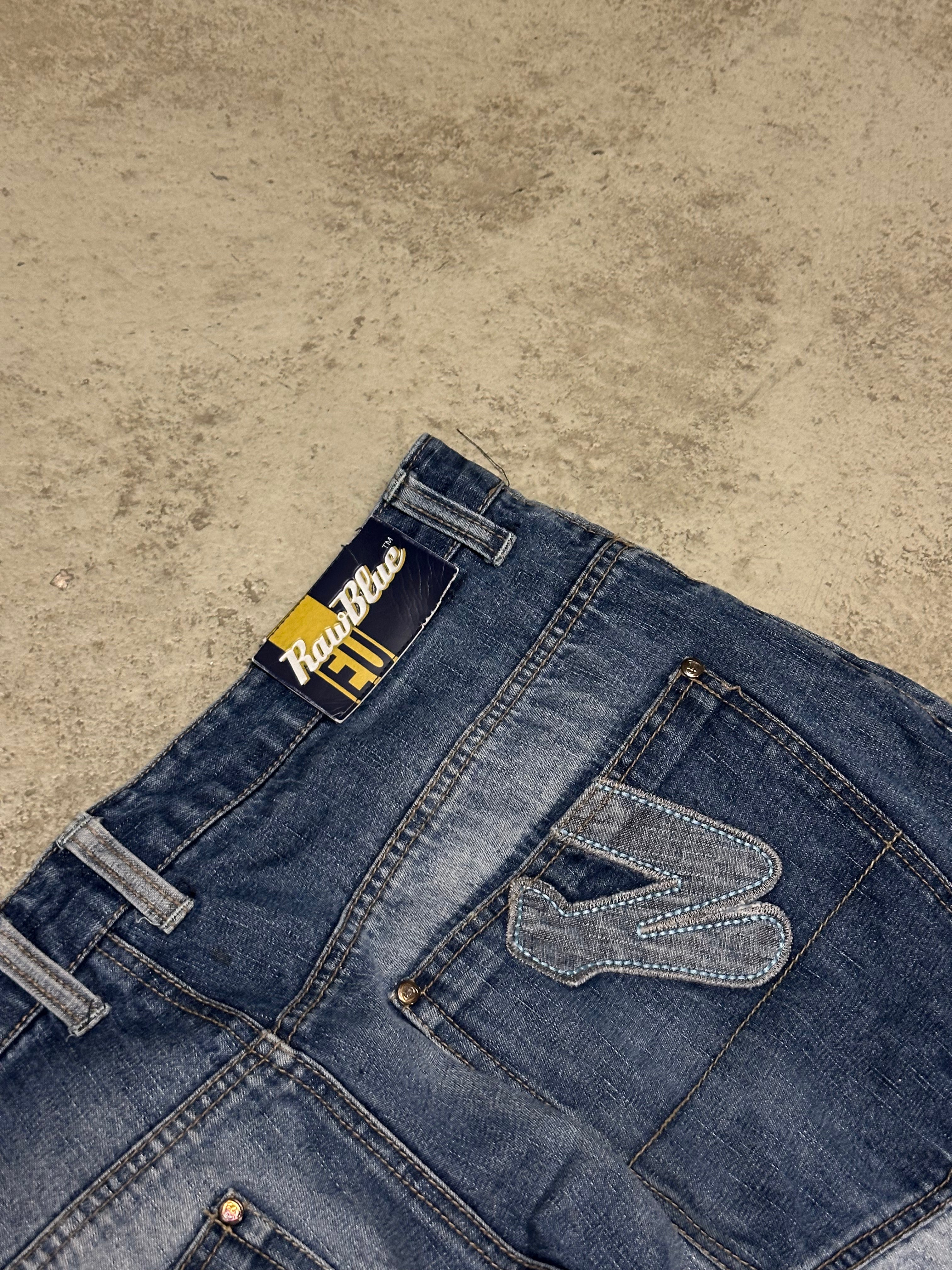 Raw Blue Vintage Brooklyn Jeans W36 L32 Dunkelblau Extremer Baggy Fit