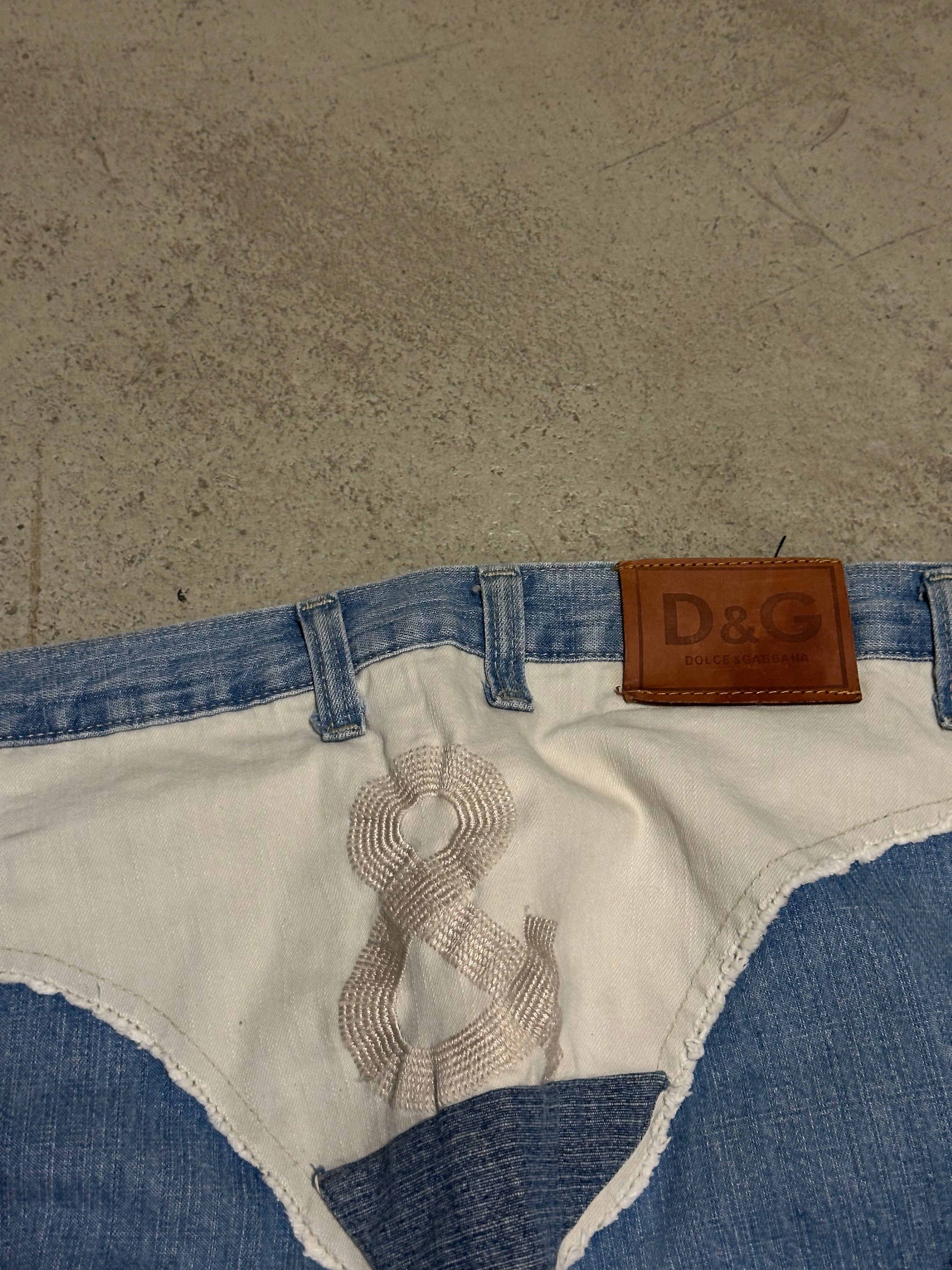 Vintage Dolce & Gabbana Baggy Jeans Hellblau W38 L32