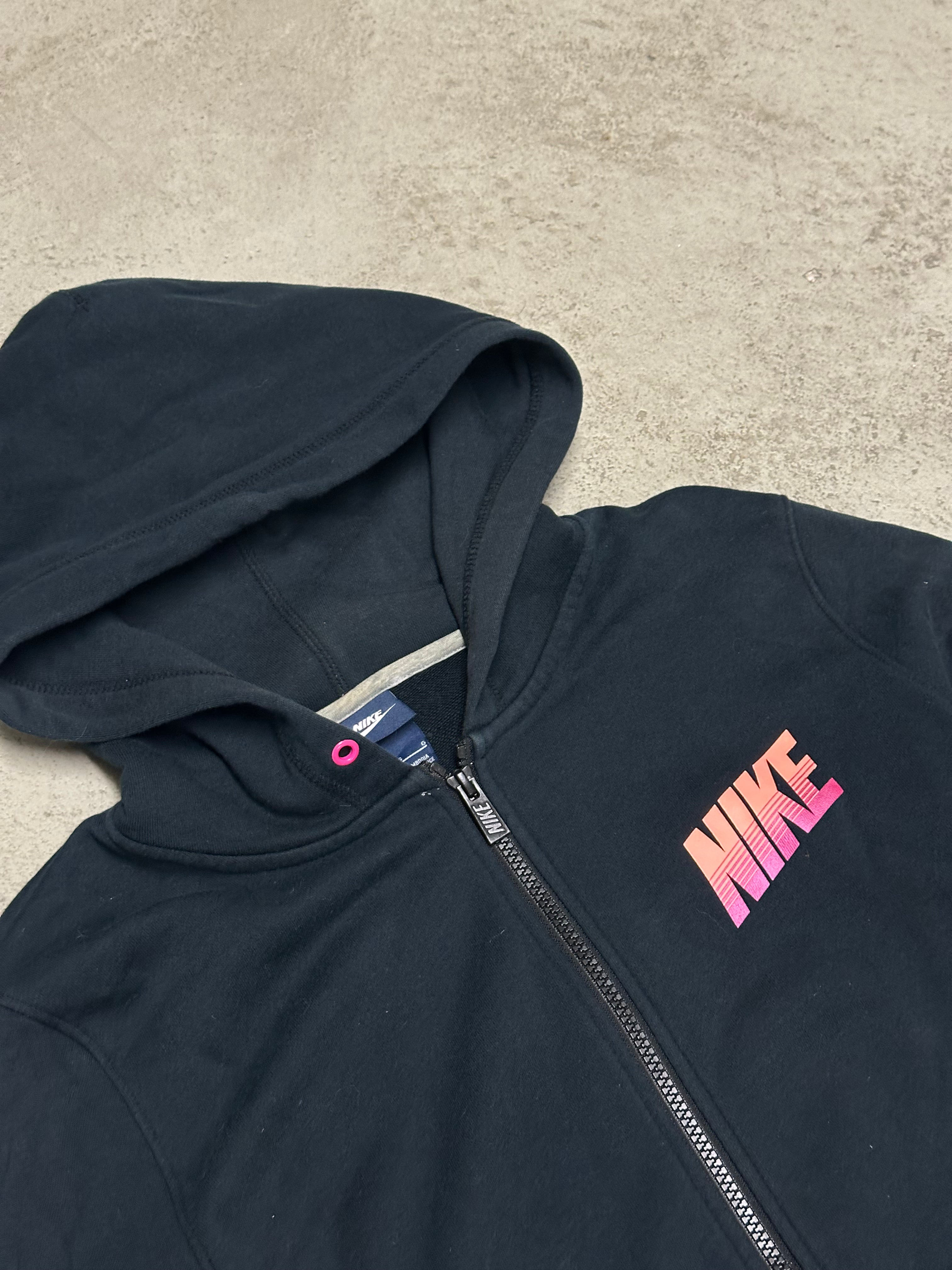 Nike Sweatjacke Schwarz Pink L